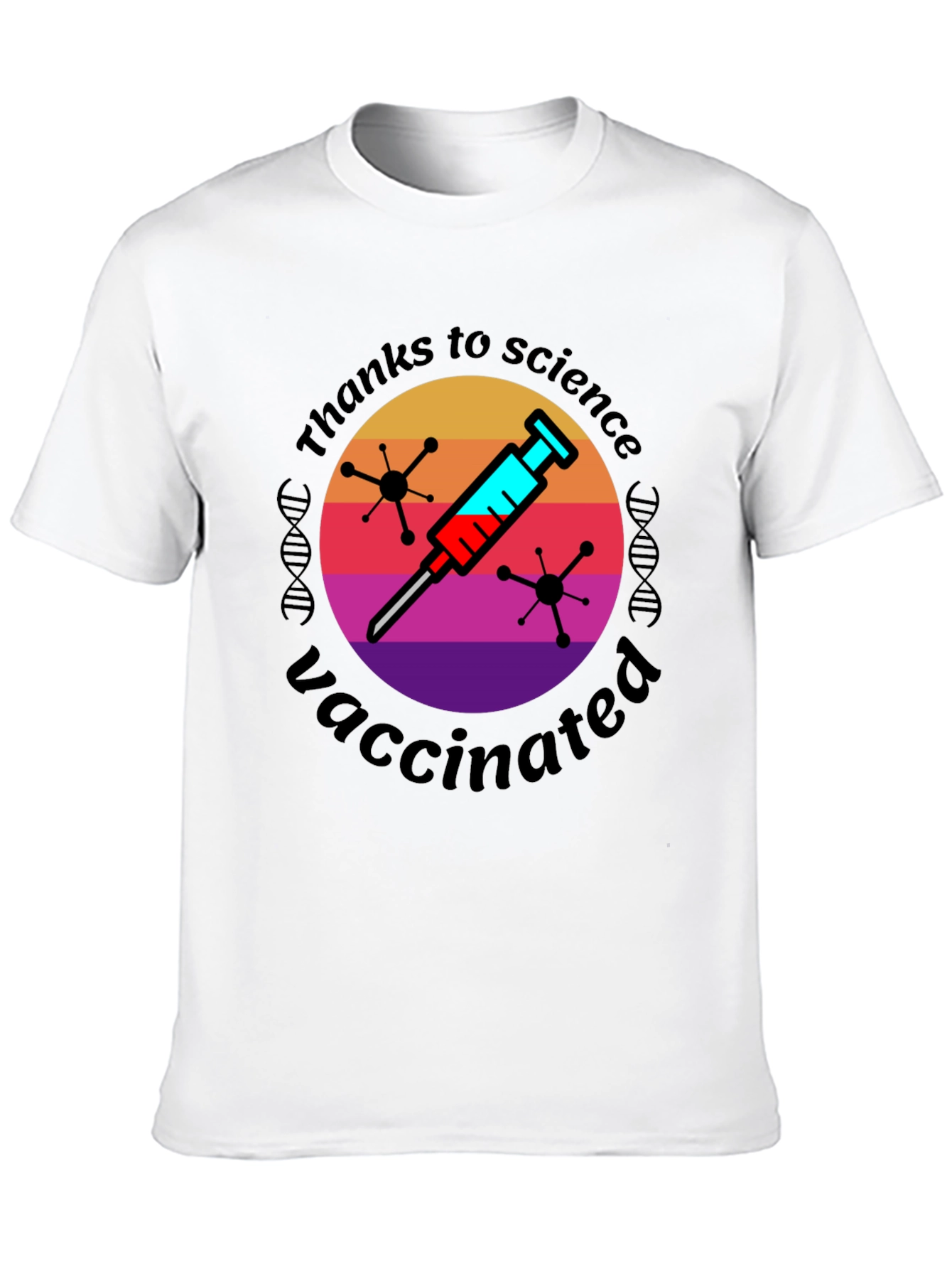 Thanks to Science Vaccinated Graphic Tee