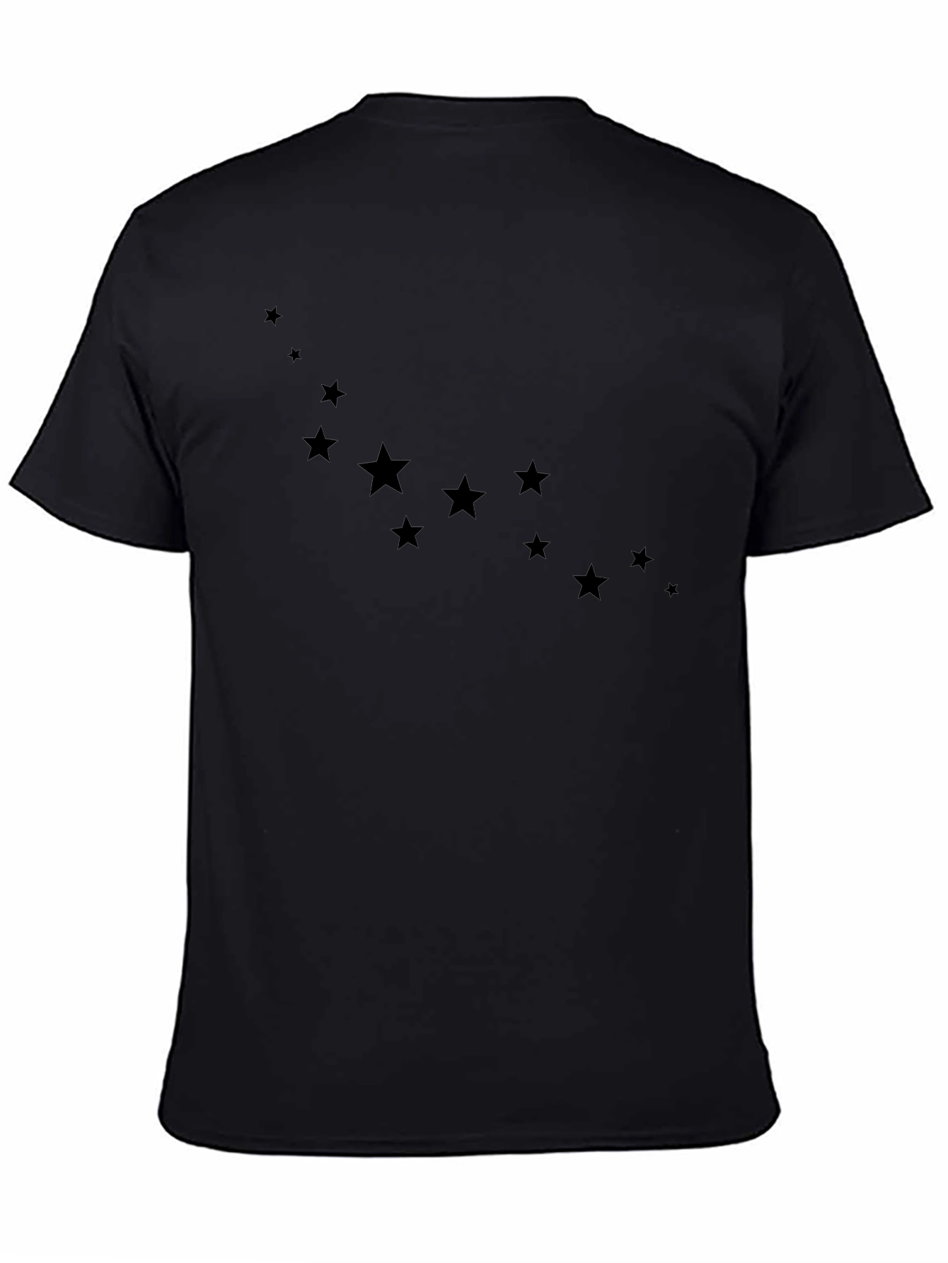 Starry Night Black Tee - Casual Style
