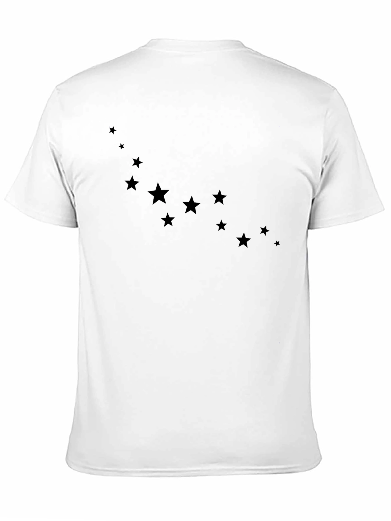 Starry Night Black Tee - Casual Style