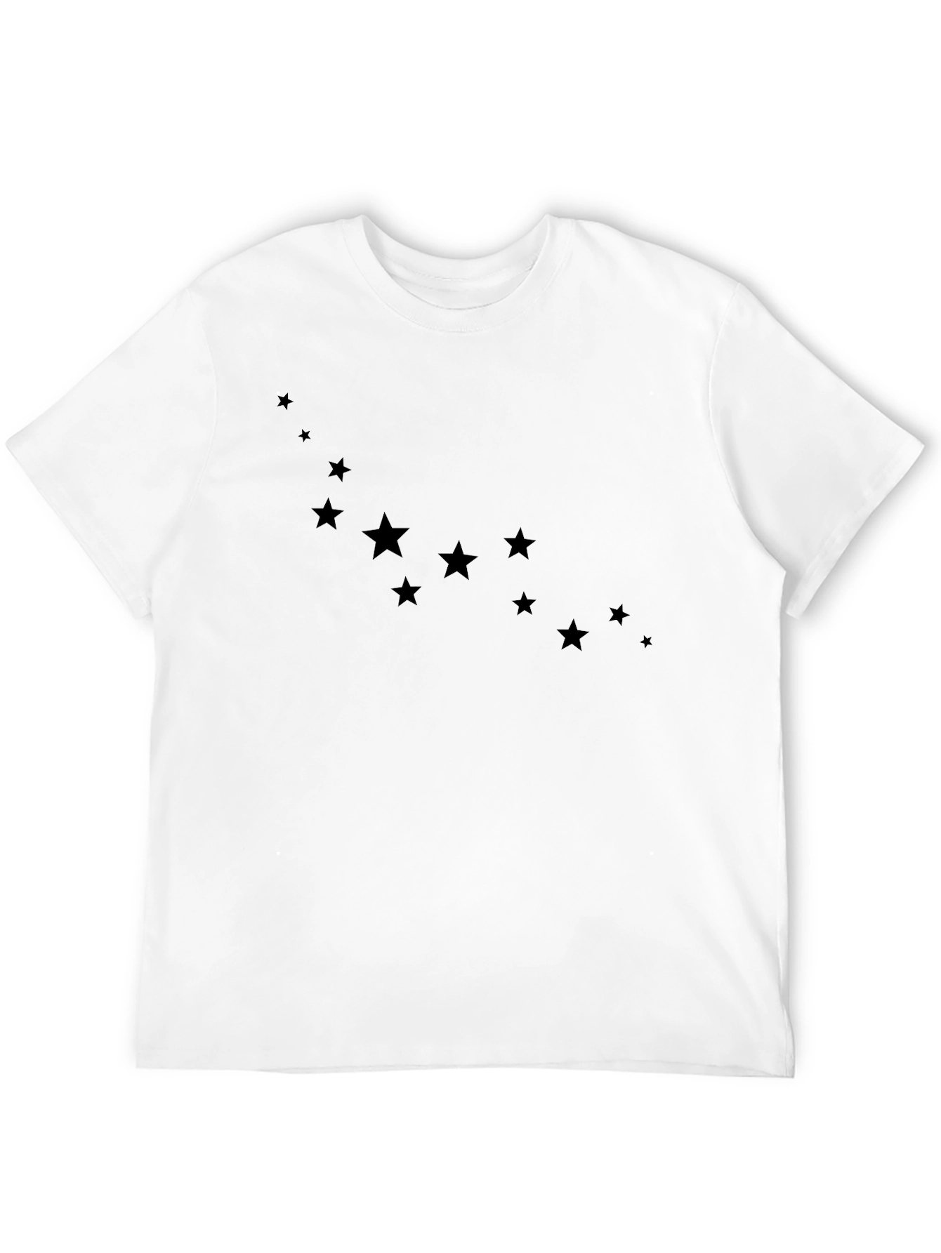 Starry Night Black Tee - Casual Style