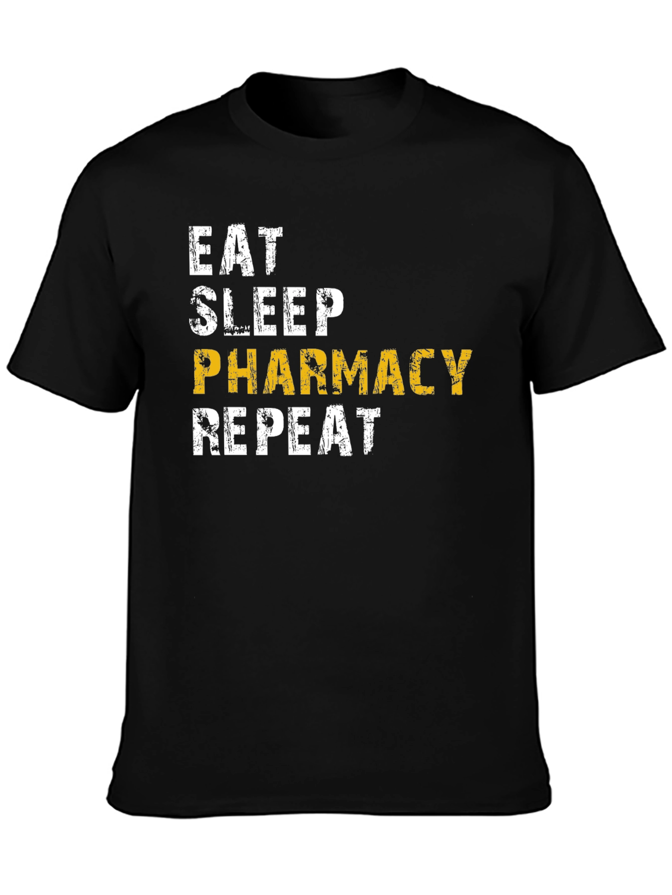 Eat Sleep Pharmacy Repeat Graphic Tee