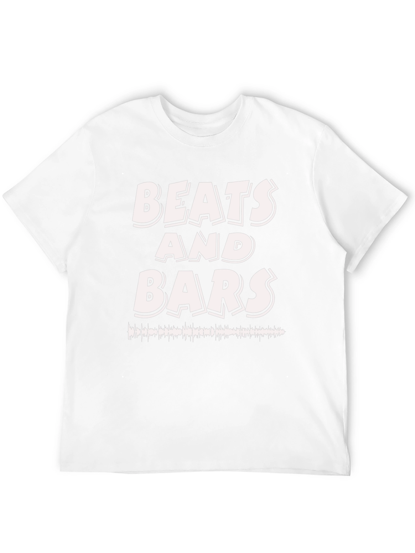 Beats and Bars Graphic Print Black T-Shirt