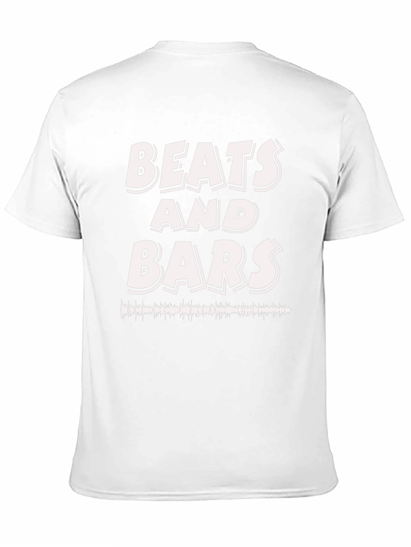 Beats and Bars Graphic Print Black T-Shirt