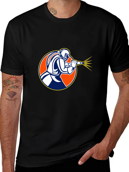 Sandblaster Graphic T-Shirt - Black