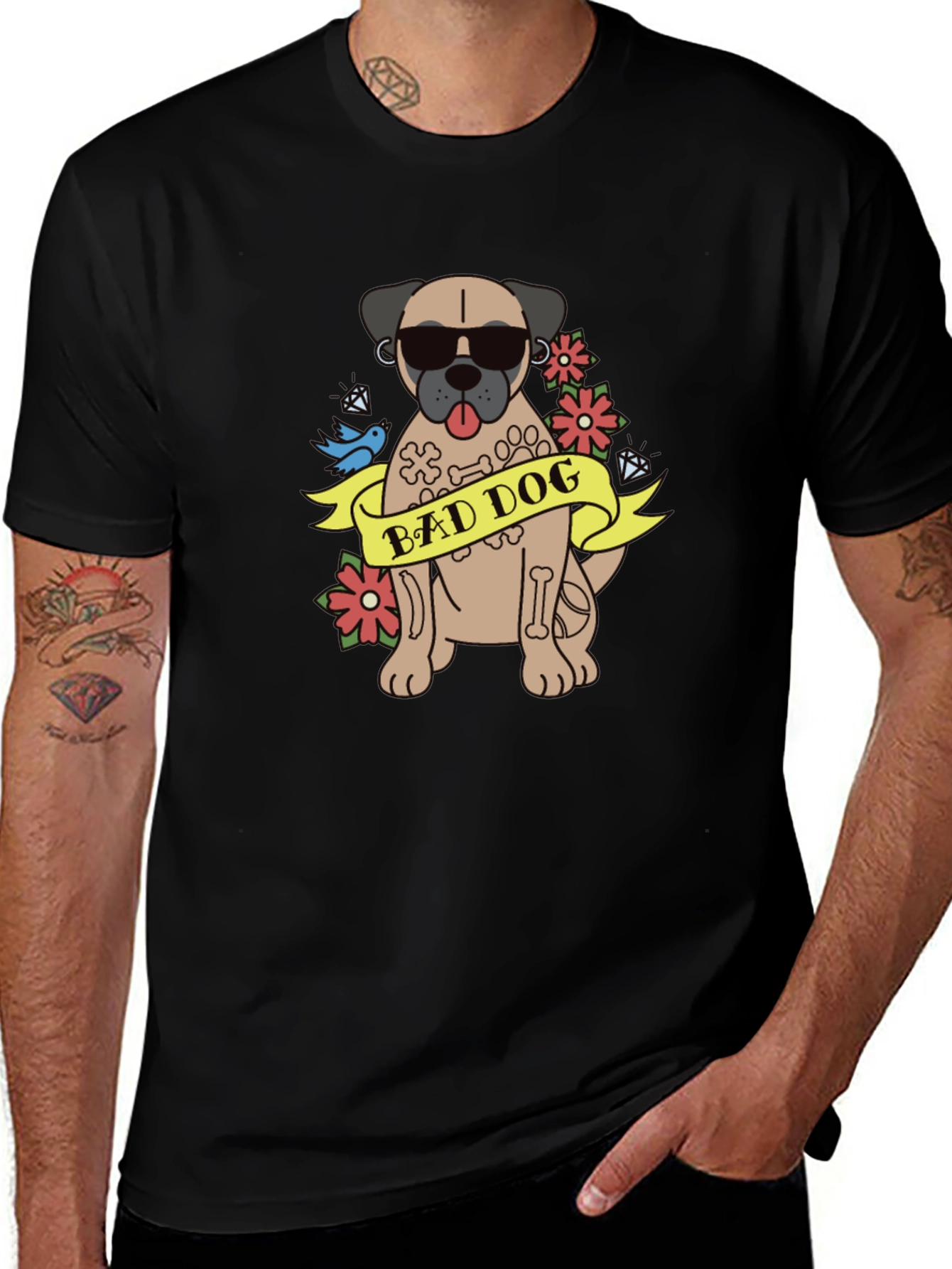 Bad Dog Graphic T-Shirt