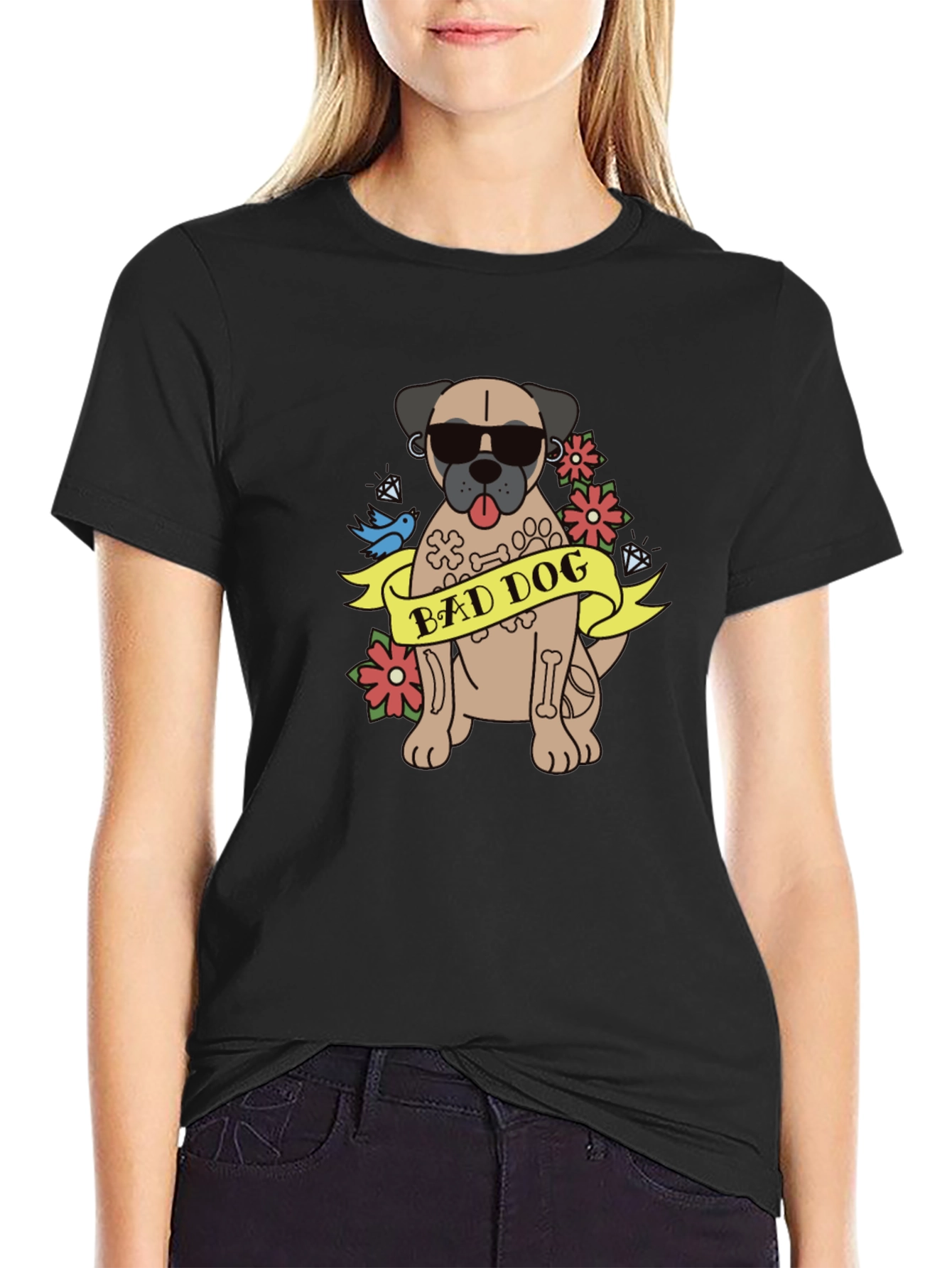 Bad Dog Graphic T-Shirt