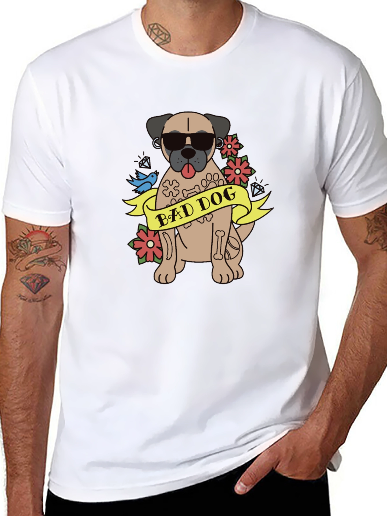 Bad Dog Graphic T-Shirt
