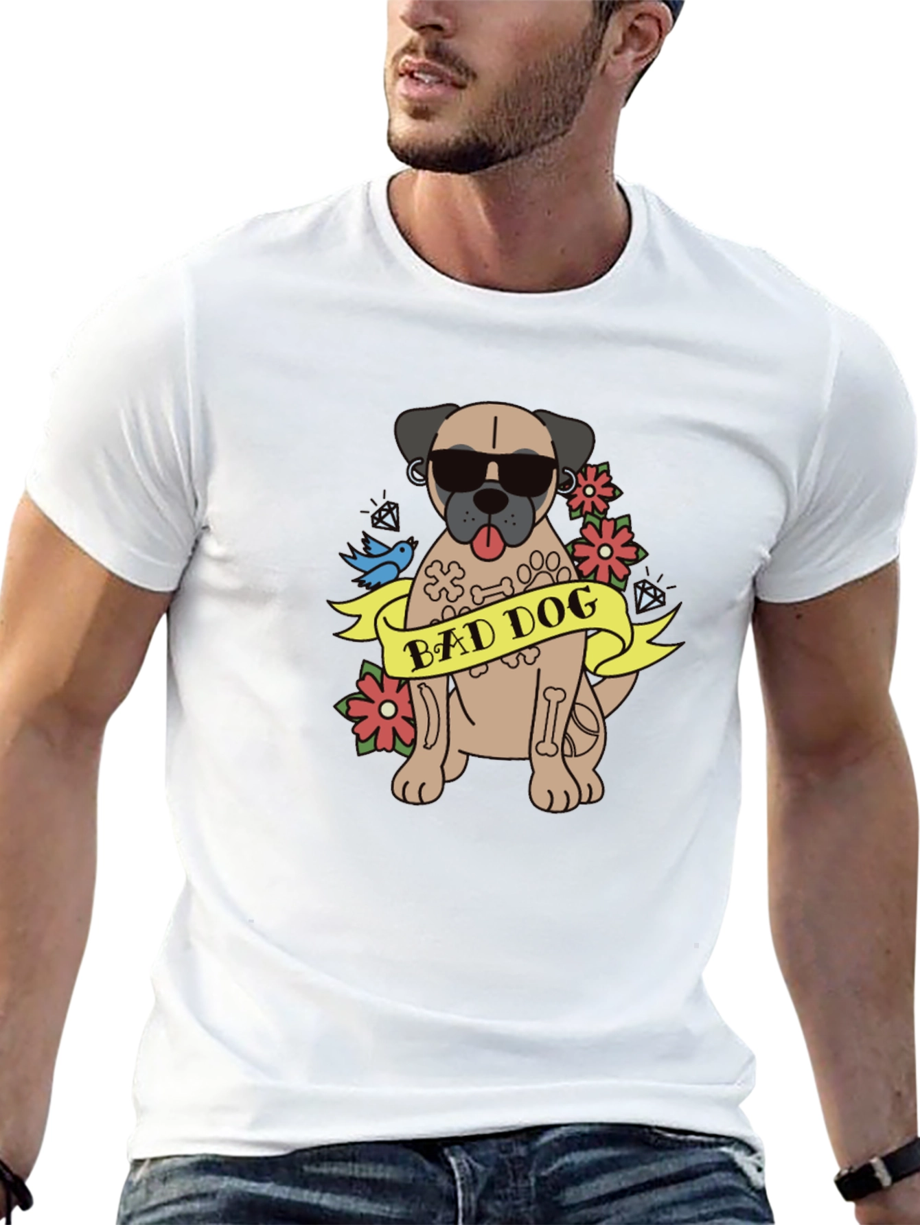 Bad Dog Graphic T-Shirt