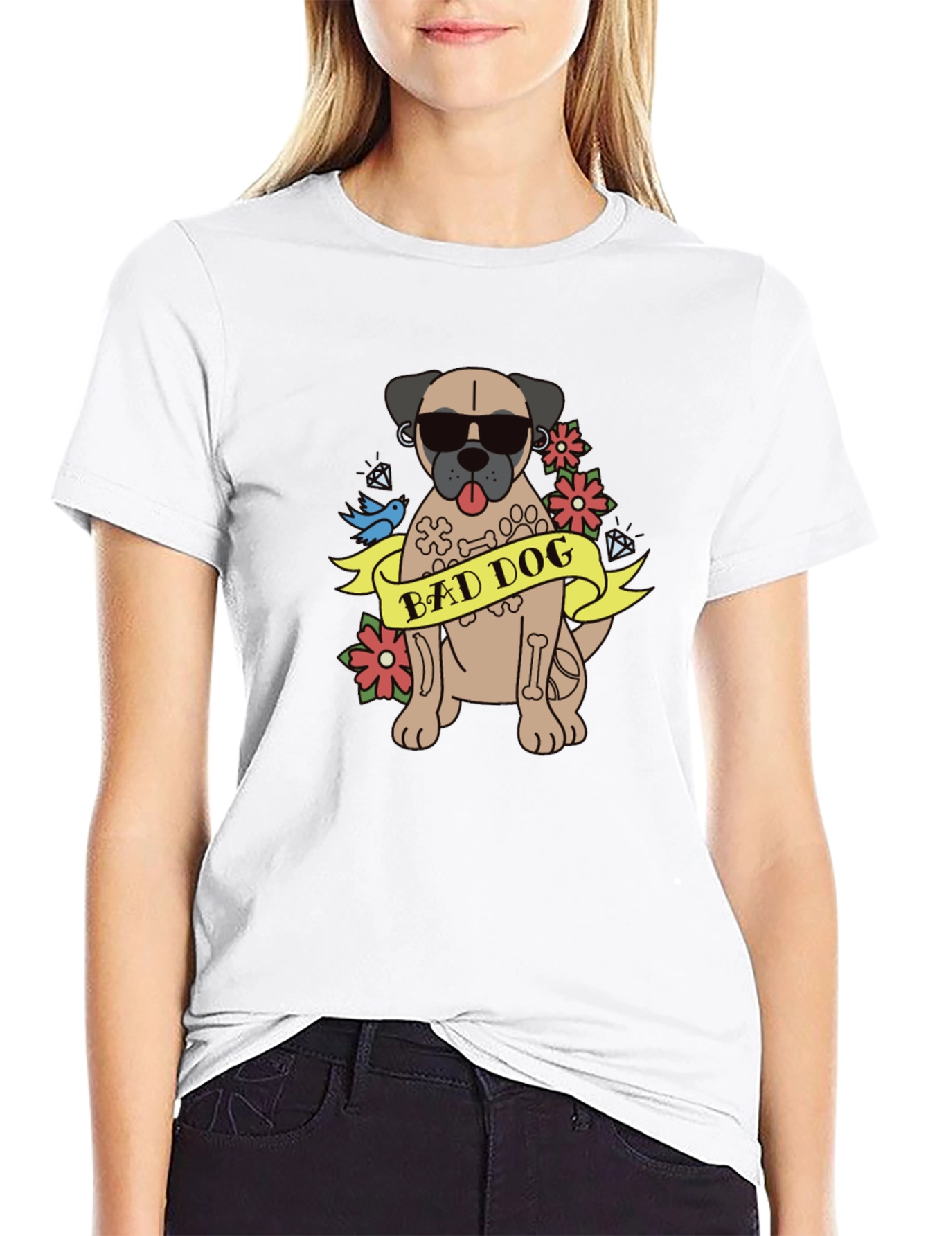 Bad Dog Graphic T-Shirt