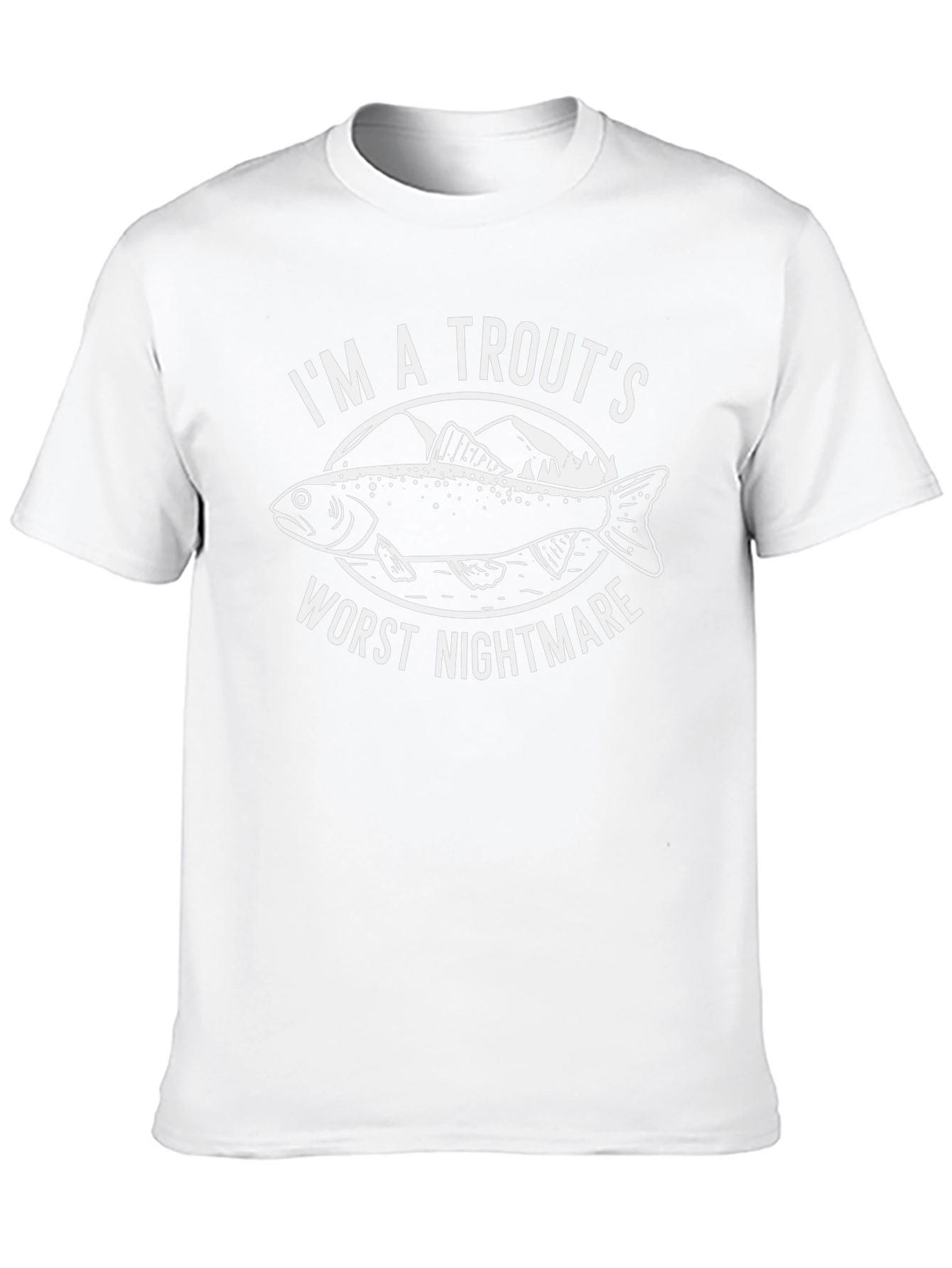 Trouts Worst Nightmare Graphic T-Shirt - Fishing Tee