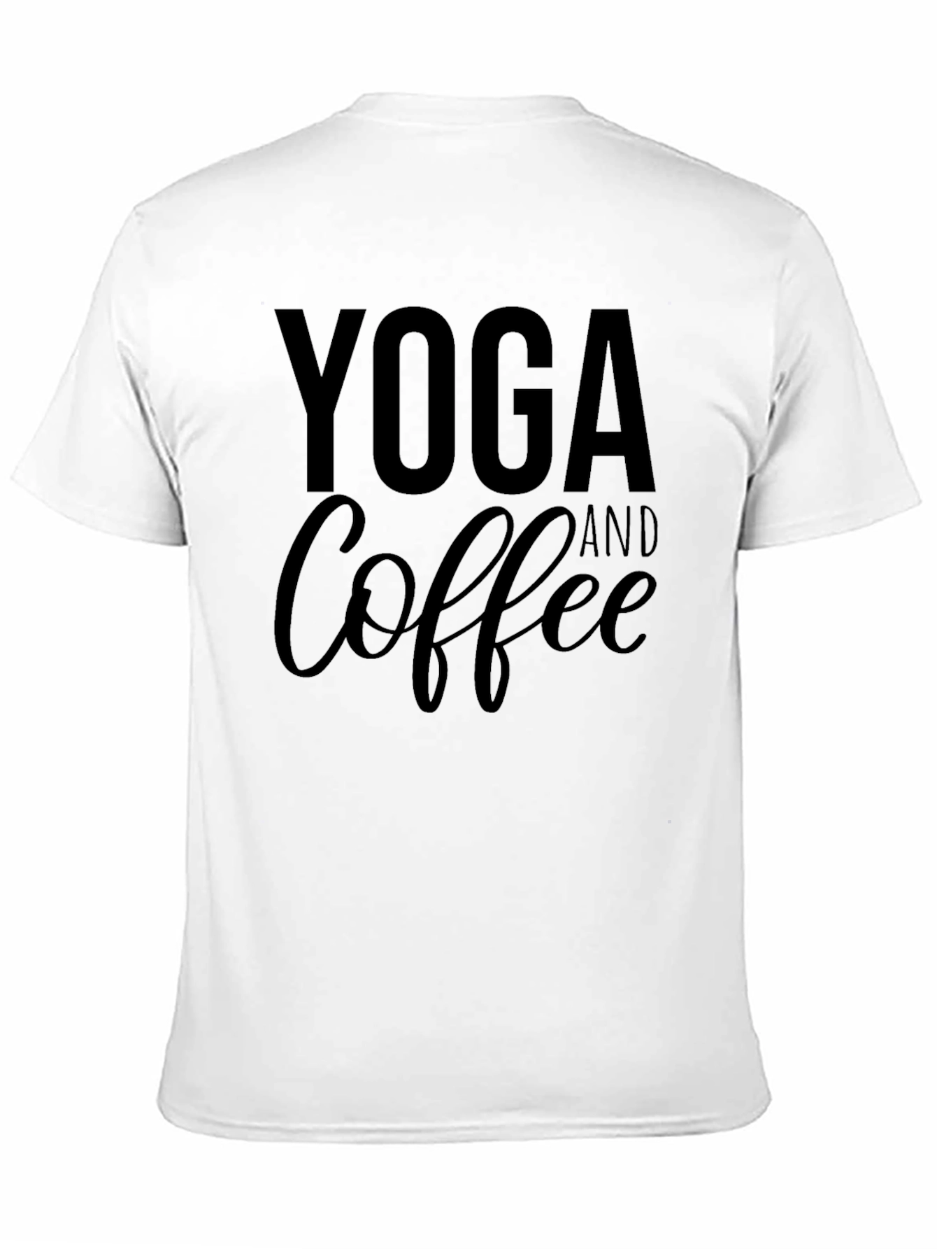 Yoga and Coffee Graphic T-Shirt