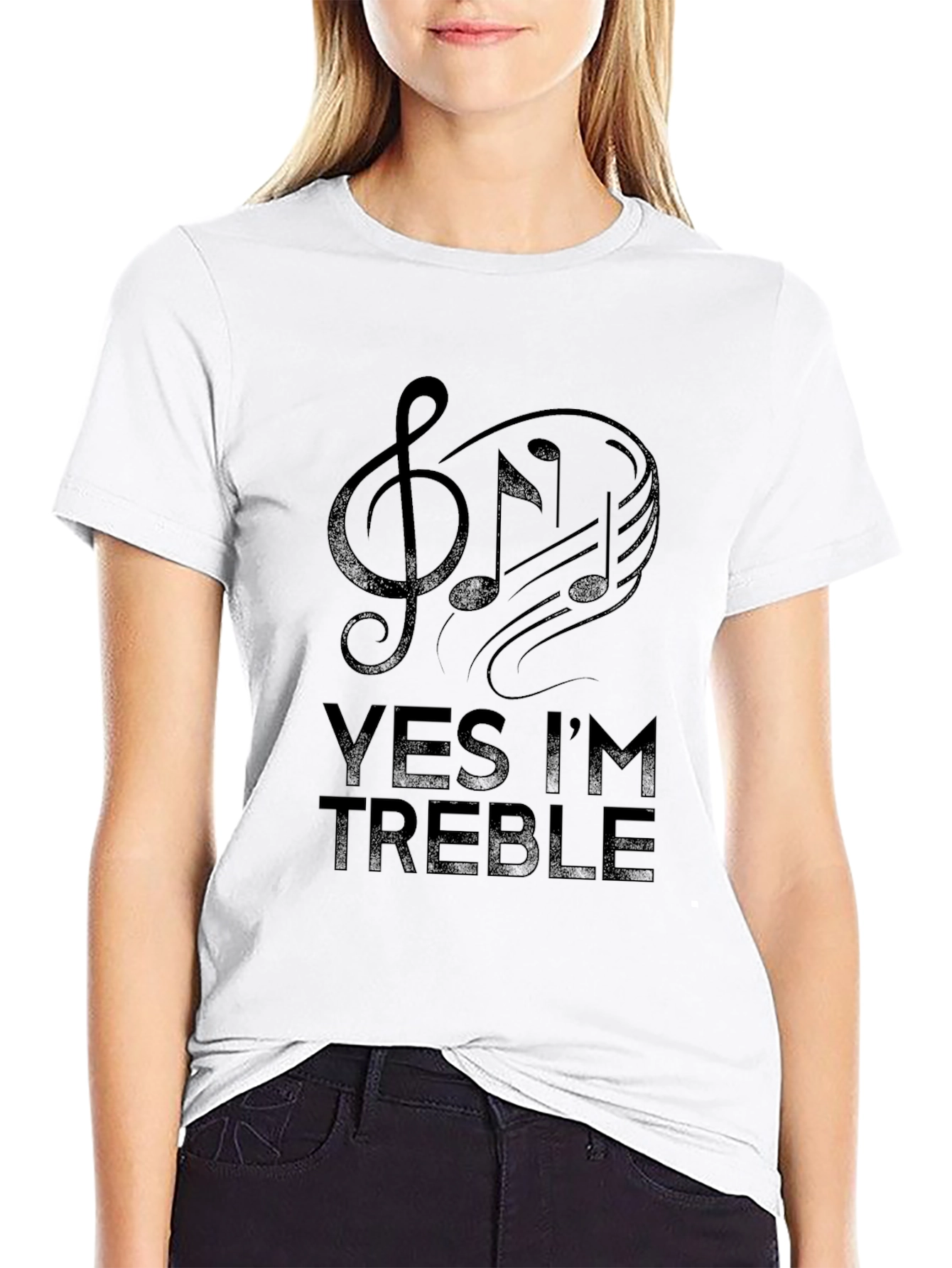 Yes Im Treble Mens Graphic T-Shirt