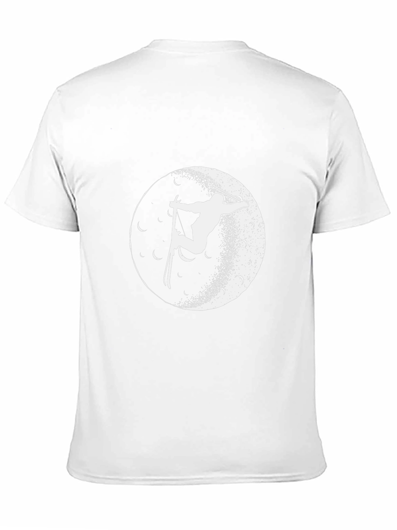 Ski Moon Tee - Black Graphic T-Shirt
