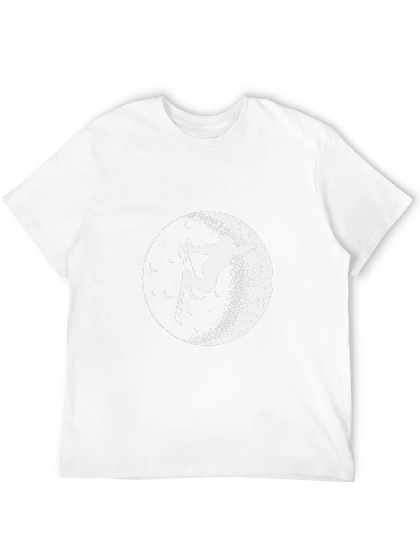 Ski Moon Tee - Black Graphic T-Shirt