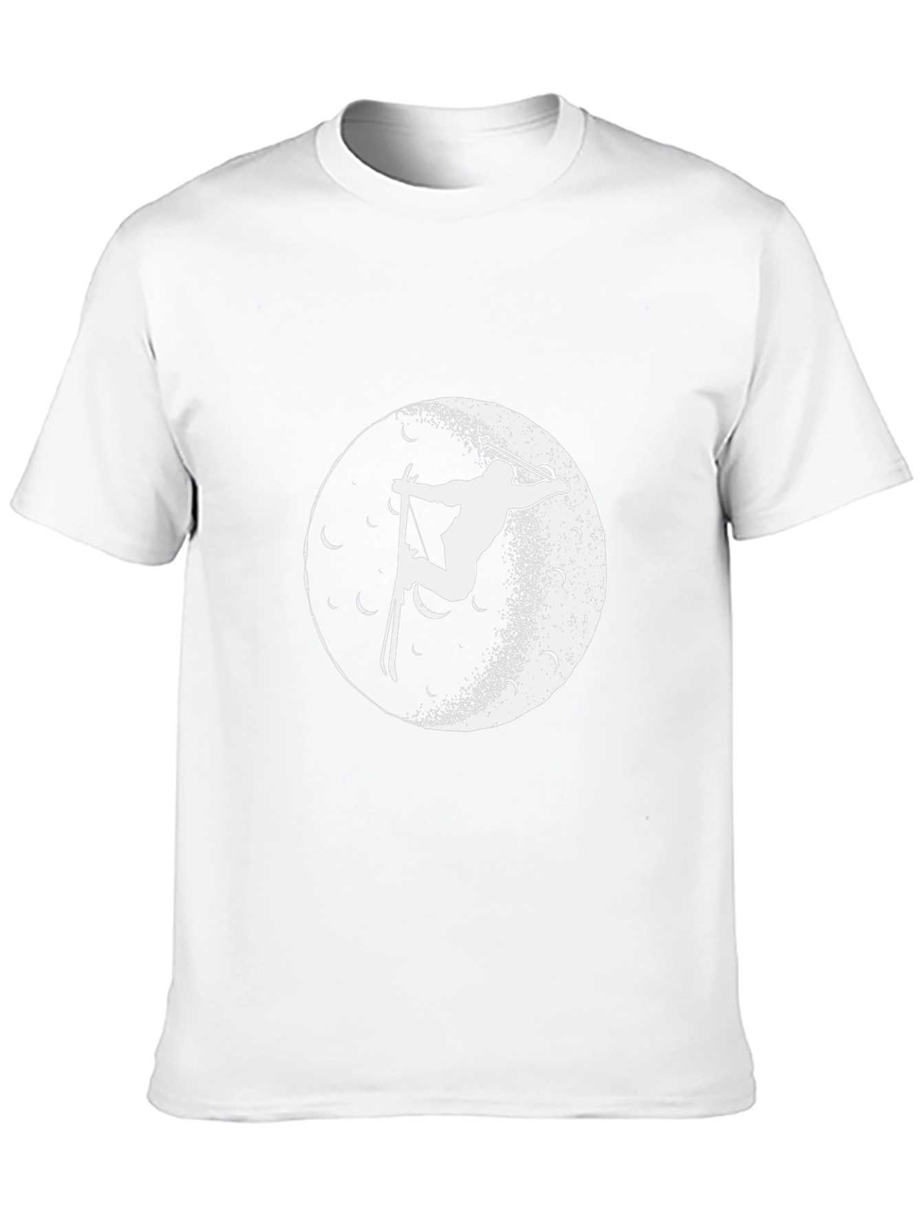 Ski Moon Tee - Black Graphic T-Shirt