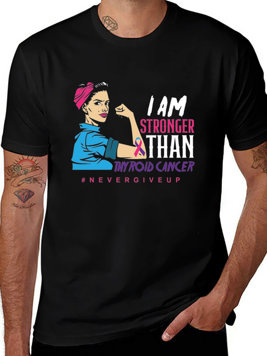 Stronger Than Thyroid Cancer T-Shirt