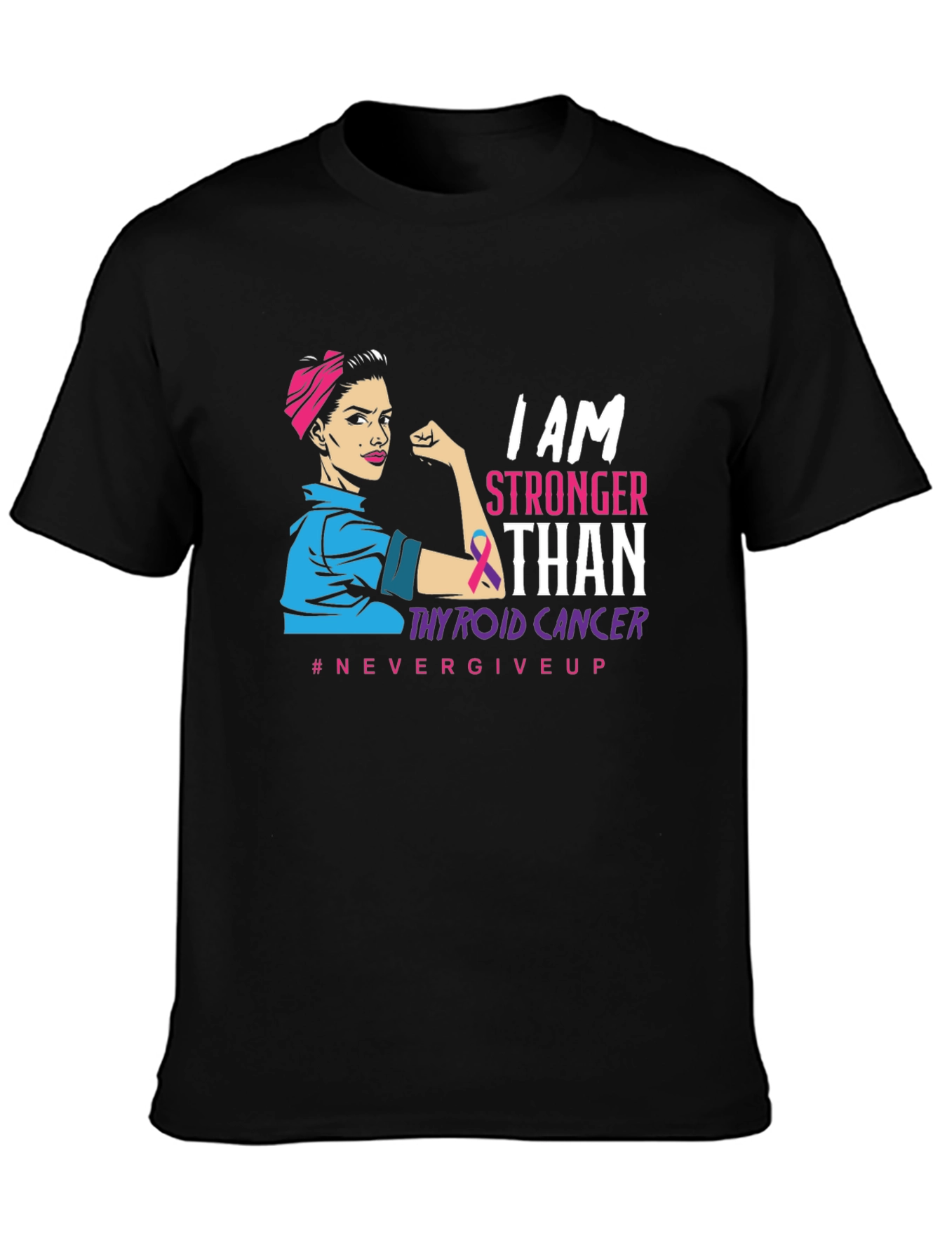Stronger Than Thyroid Cancer T-Shirt