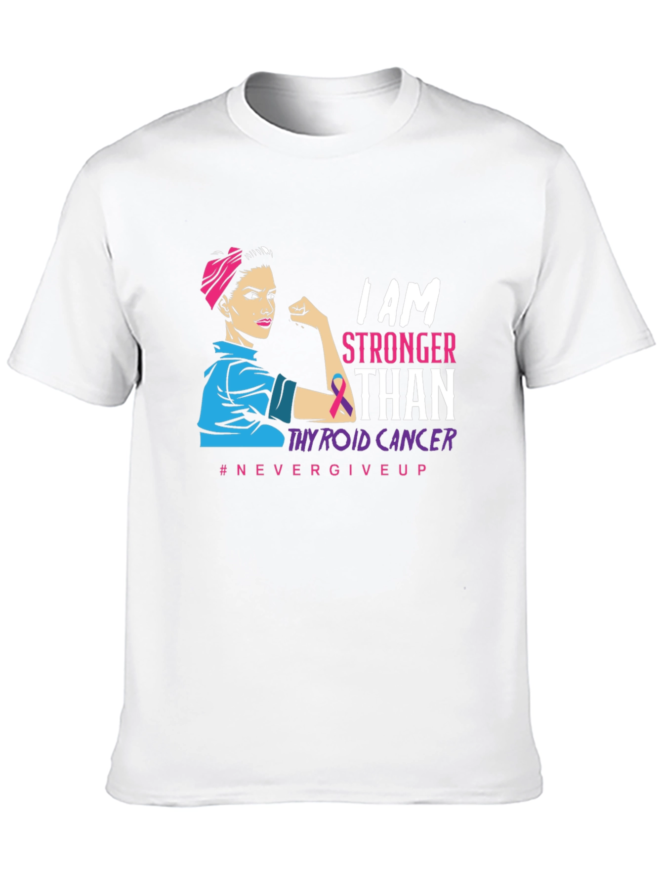 Stronger Than Thyroid Cancer T-Shirt