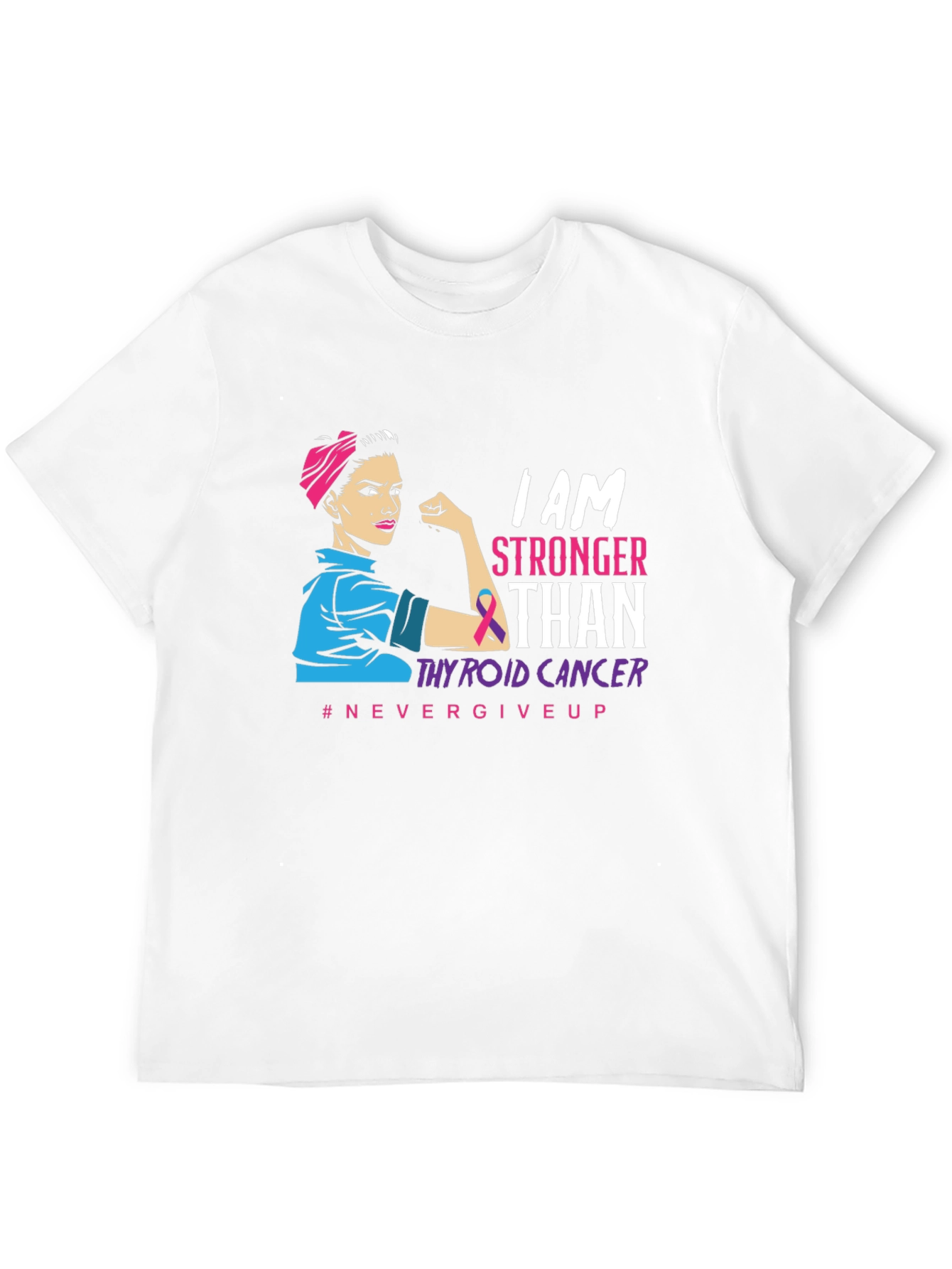 Stronger Than Thyroid Cancer T-Shirt