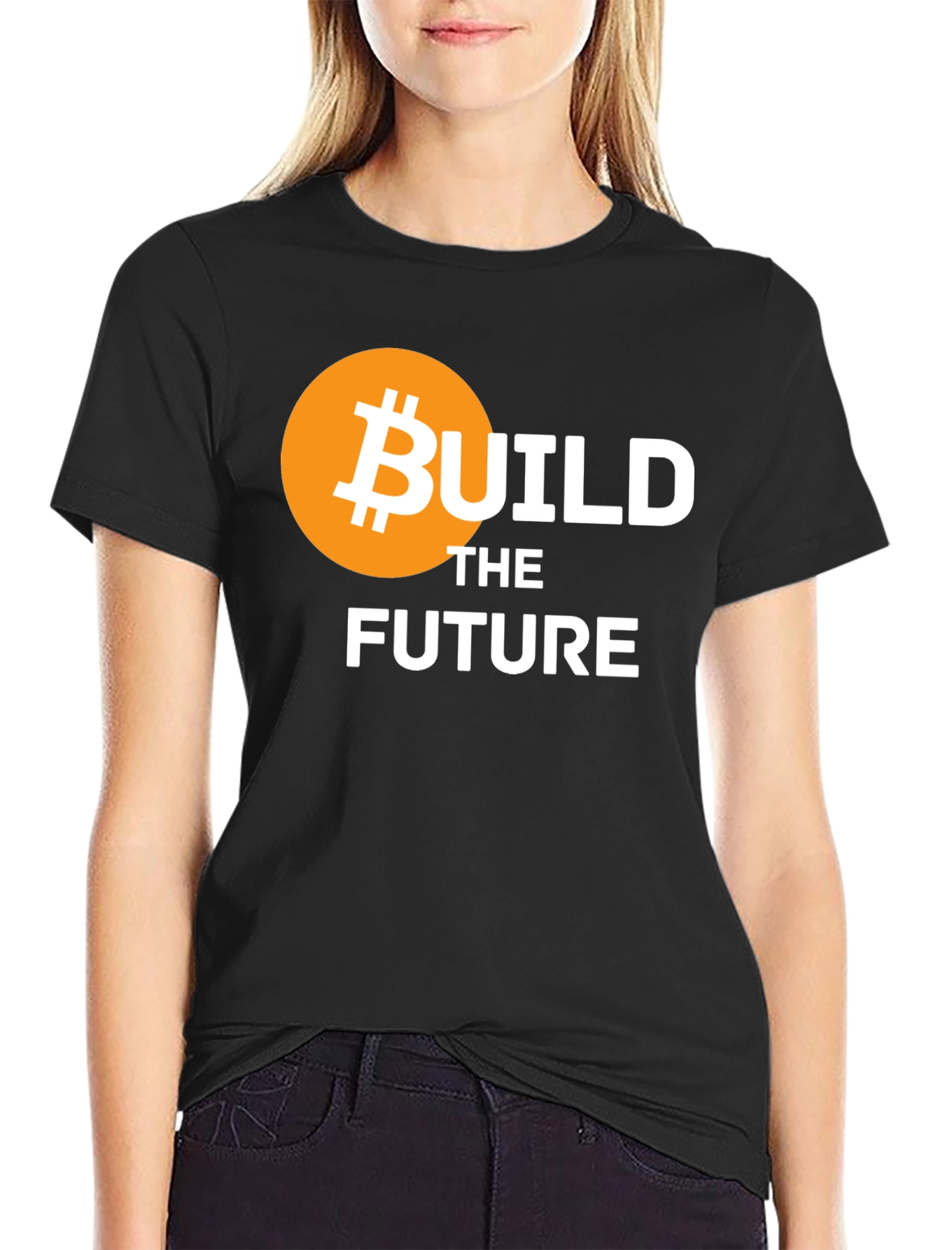 Bitcoin Build the Future Black T-Shirt