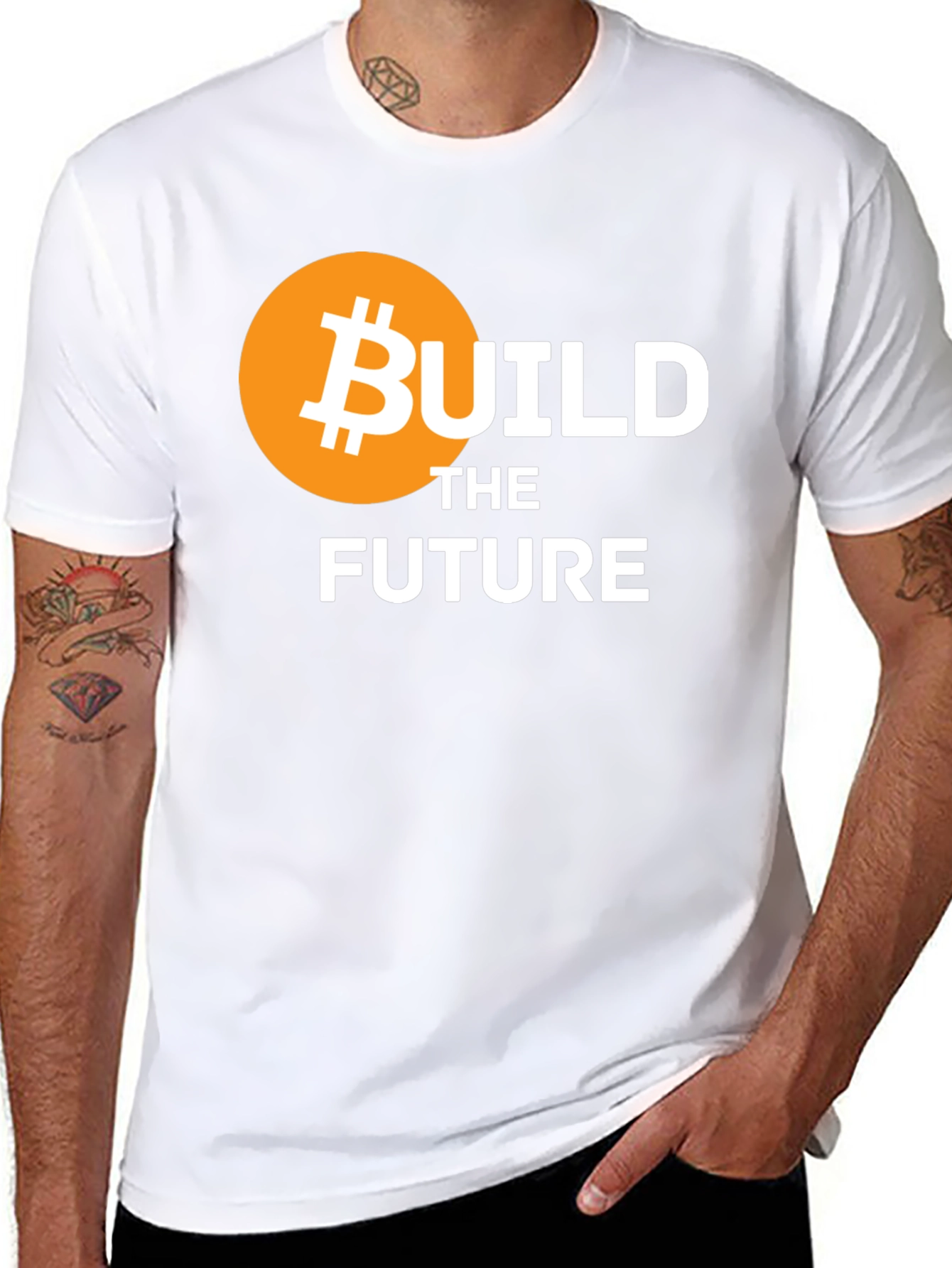 Bitcoin Build the Future Black T-Shirt