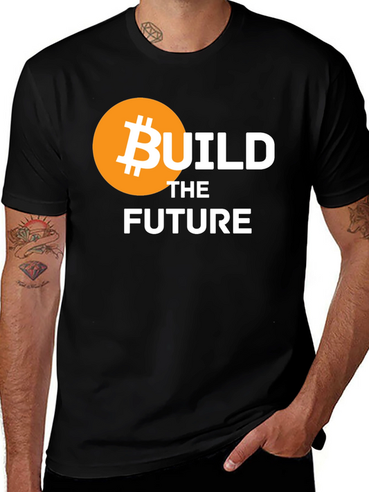 Bitcoin Build the Future Black T-Shirt
