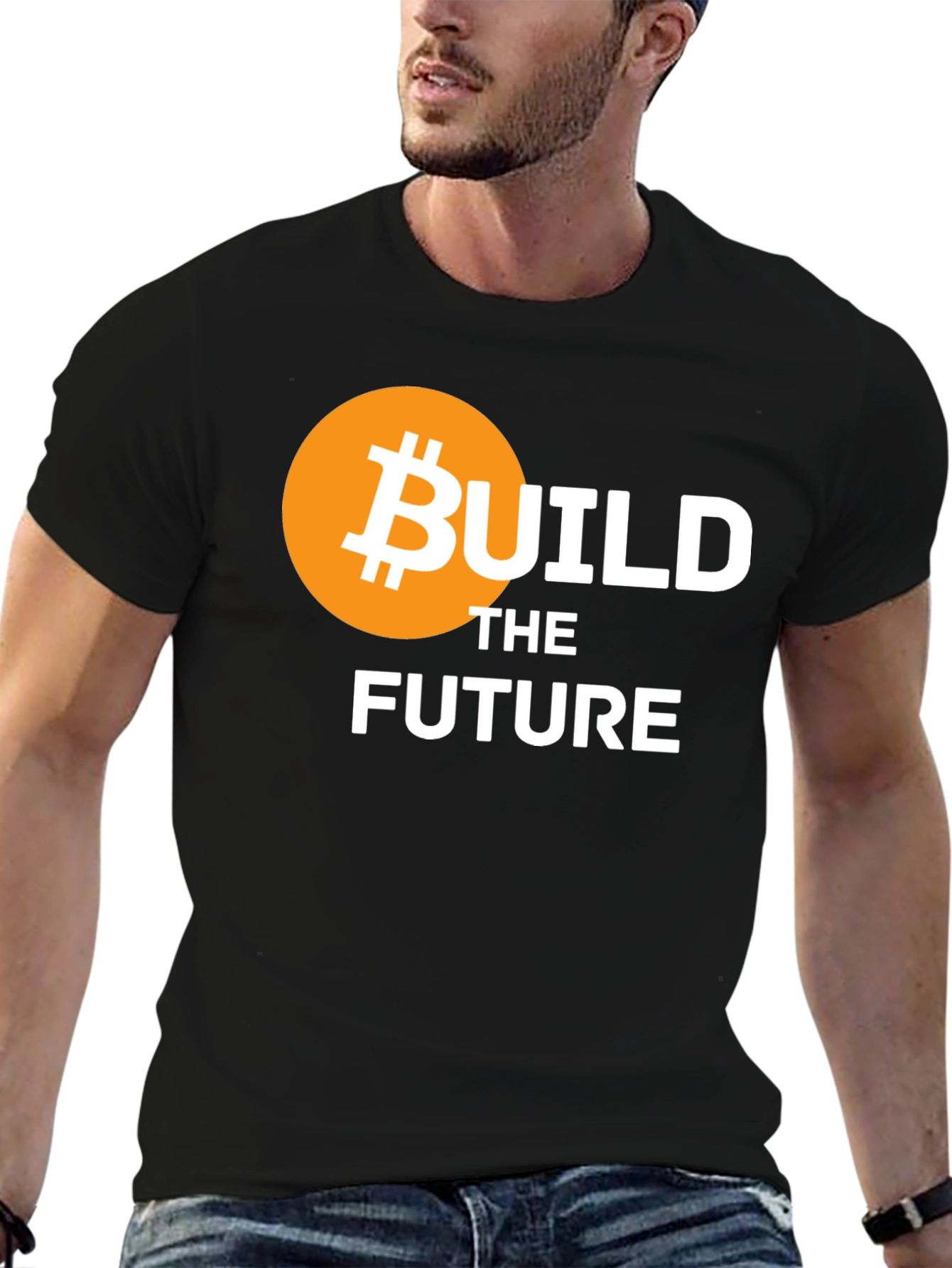 Bitcoin Build the Future Black T-Shirt