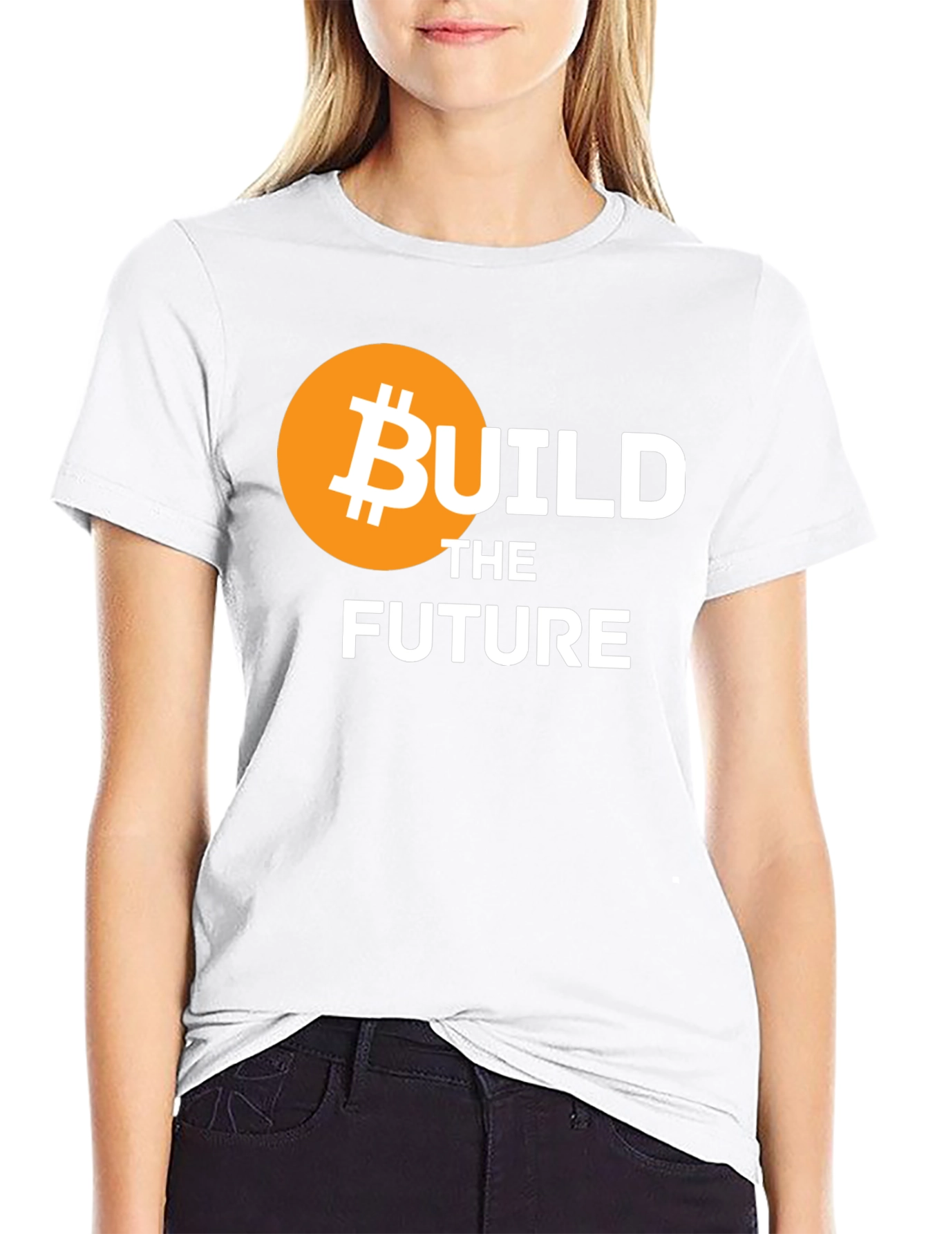 Bitcoin Build the Future Black T-Shirt