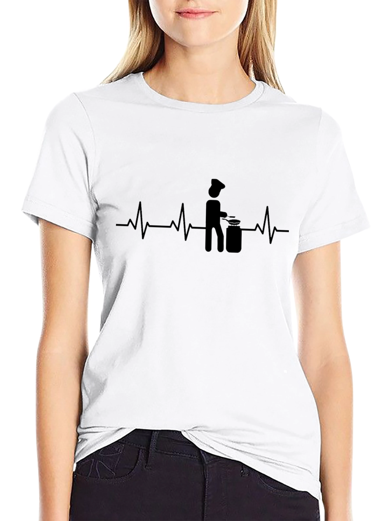 Chef Heartbeat T-Shirt - Culinary Passion