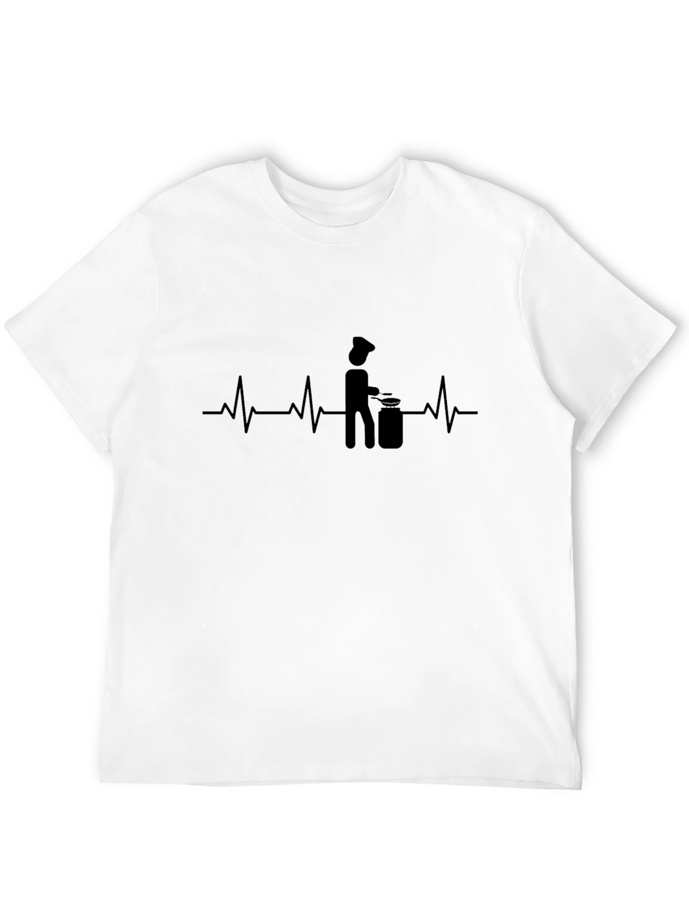 Chef Heartbeat T-Shirt - Culinary Passion