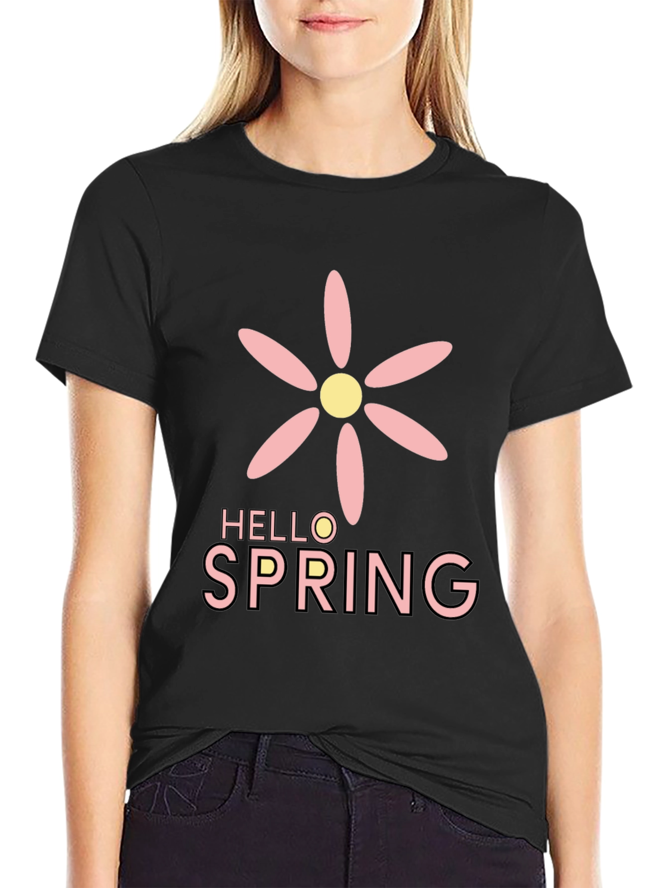 Hello Spring Graphic T-Shirt