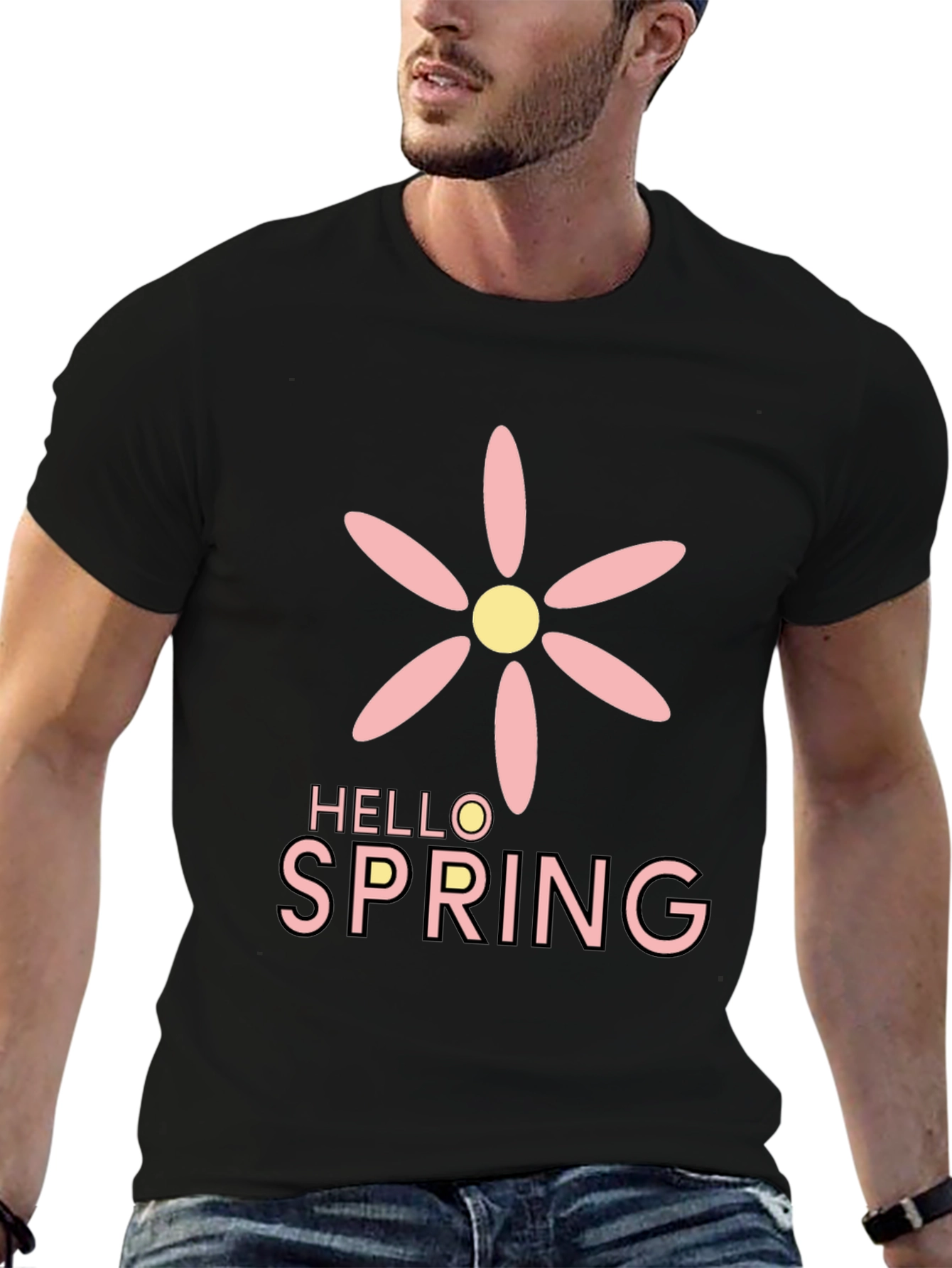 Hello Spring Graphic T-Shirt