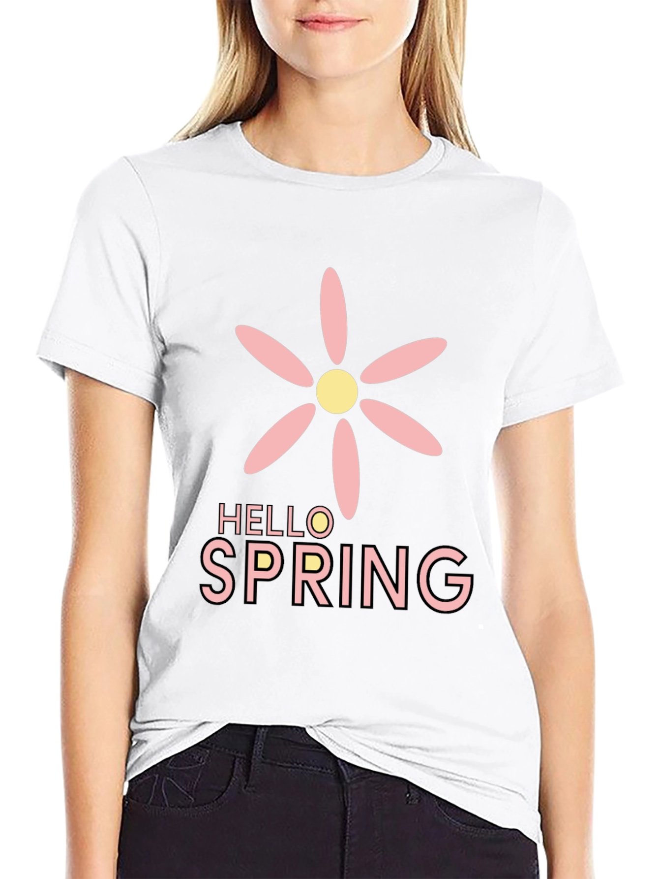 Hello Spring Graphic T-Shirt