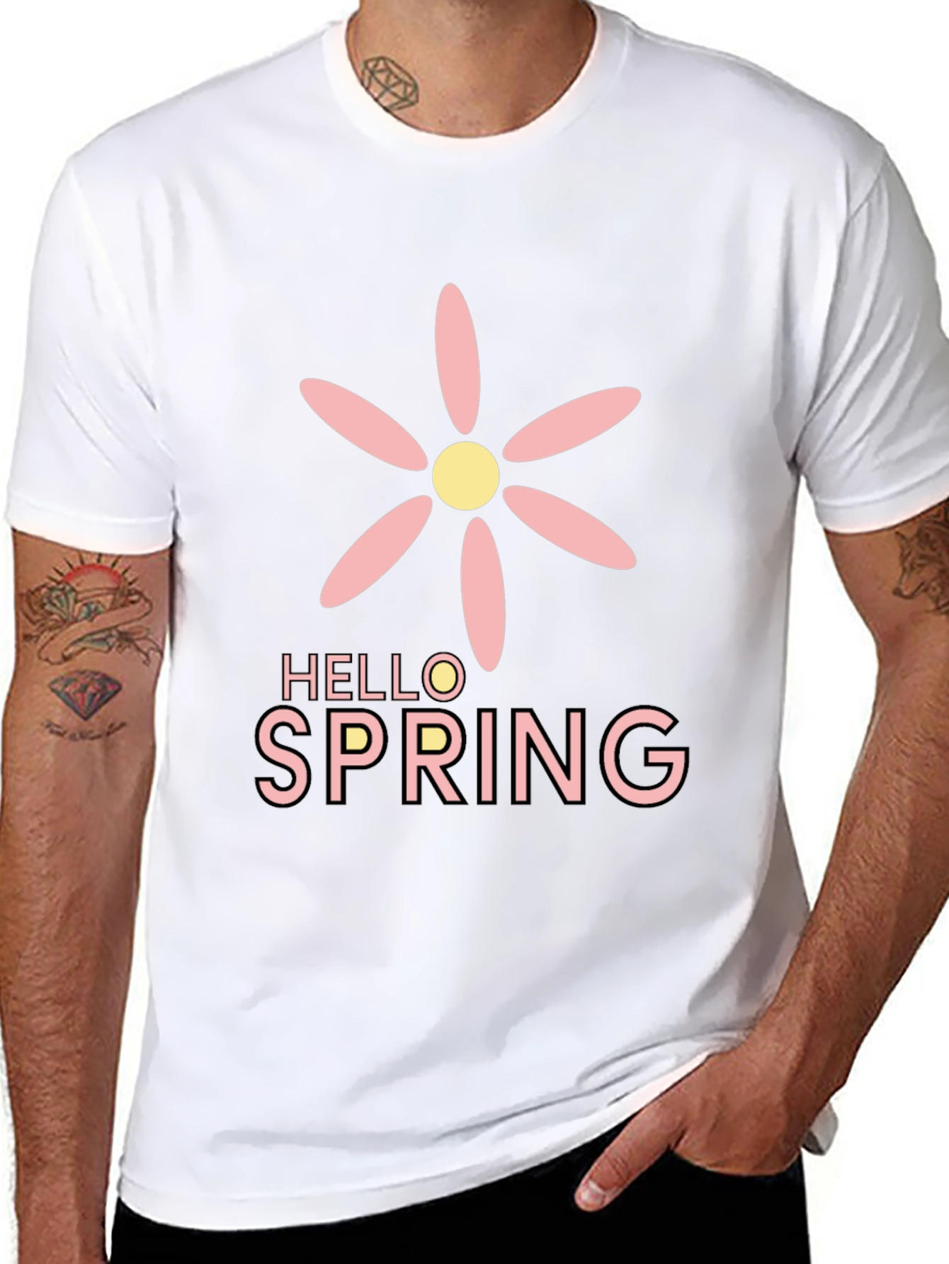 Hello Spring Graphic T-Shirt
