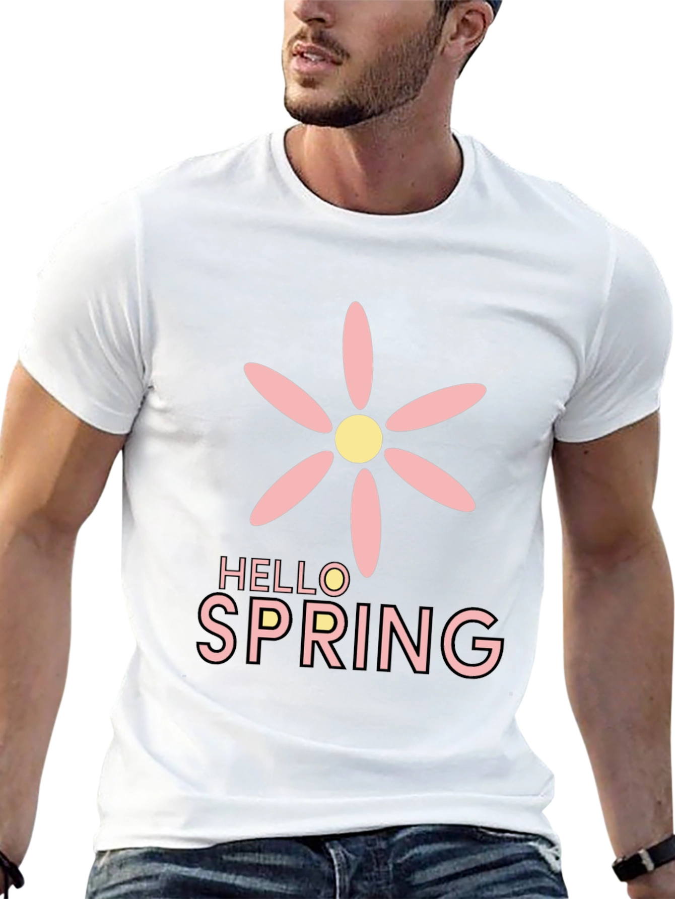 Hello Spring Graphic T-Shirt