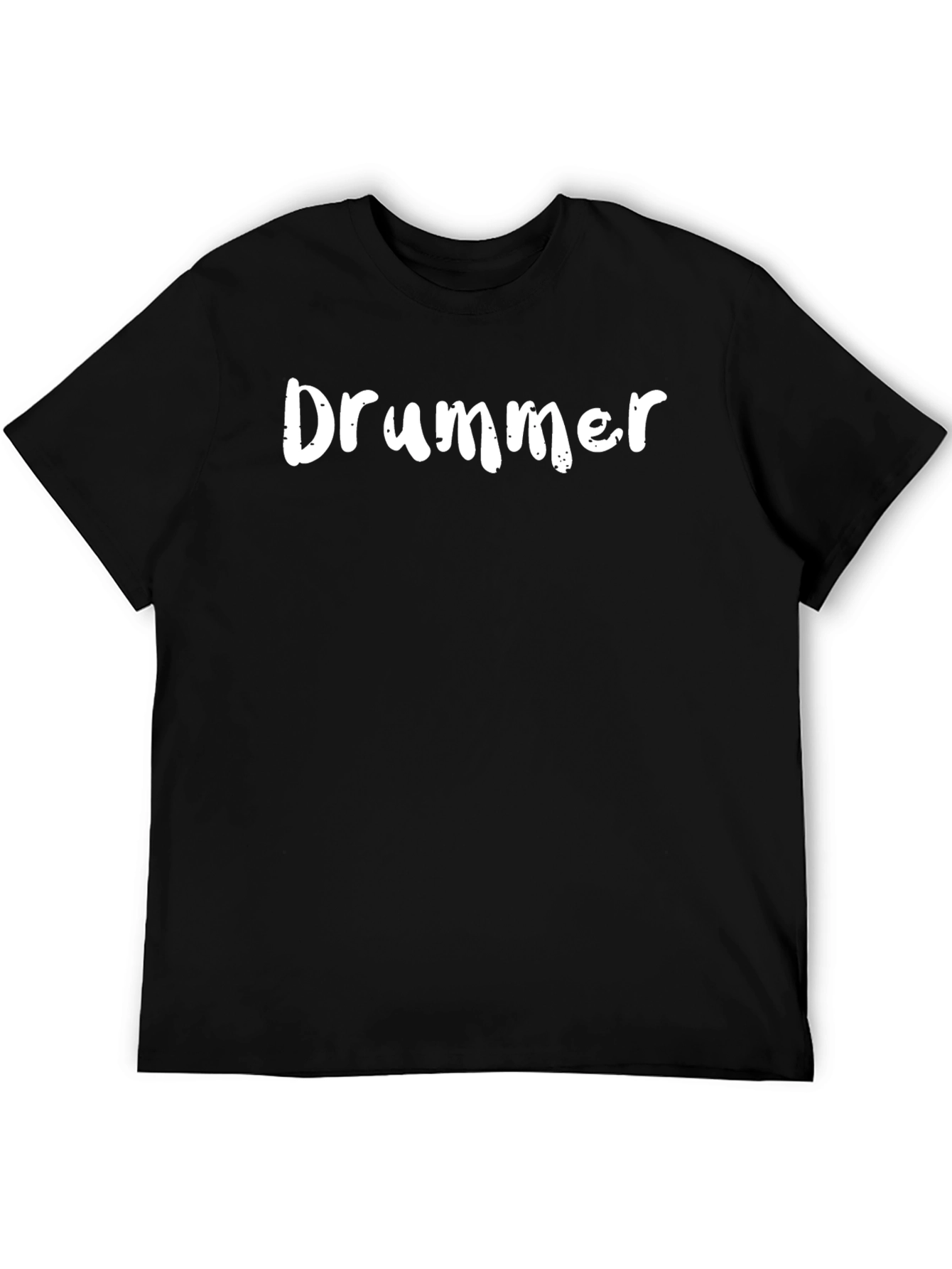 Drummer Tee - Classic Black Cotton T-Shirt