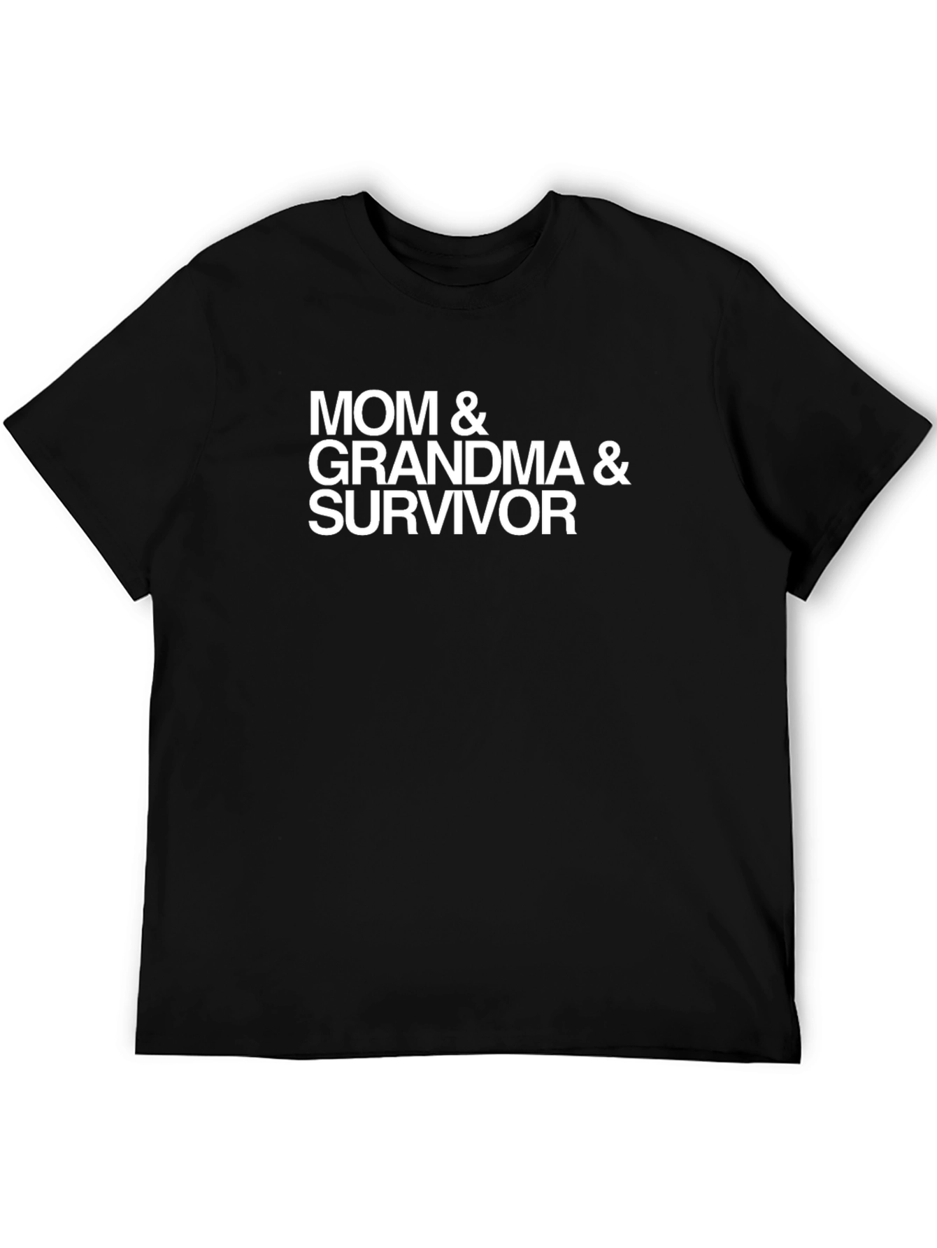 Mom Grandma and Survivor Graphic T-Shirt