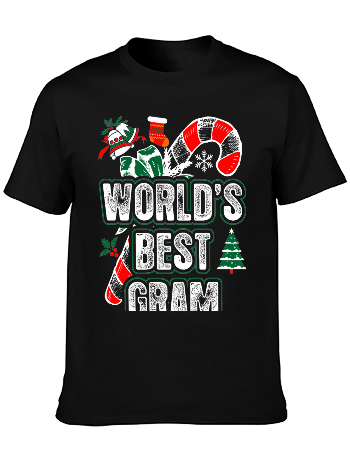 Worlds Best Gram Christmas Holiday T-Shirt