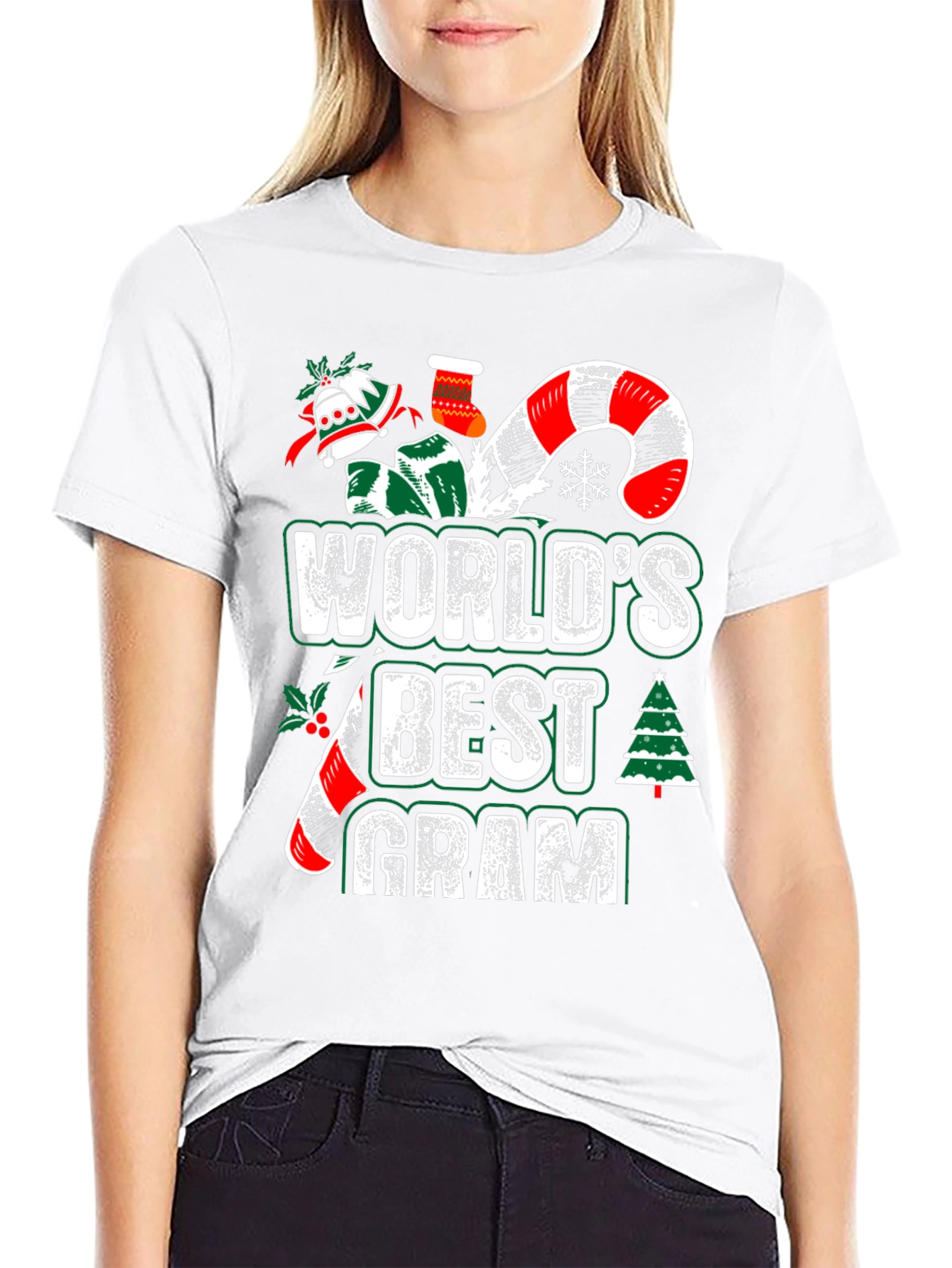 Worlds Best Gram Christmas Holiday T-Shirt
