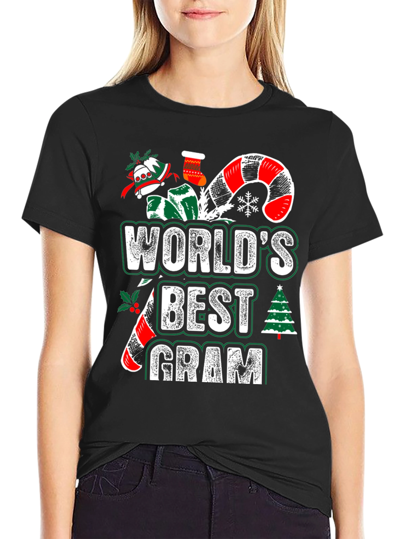 Worlds Best Gram Christmas Holiday T-Shirt