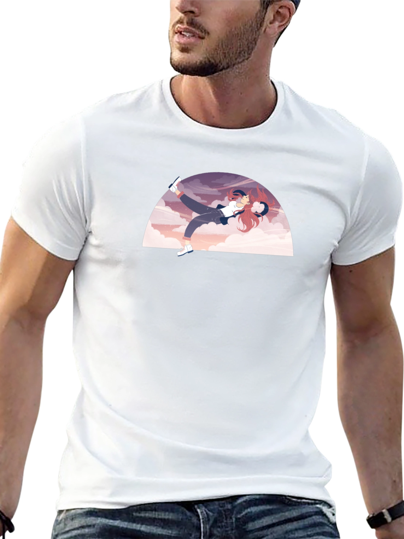 Relax in the Clouds Graphic T-Shirt