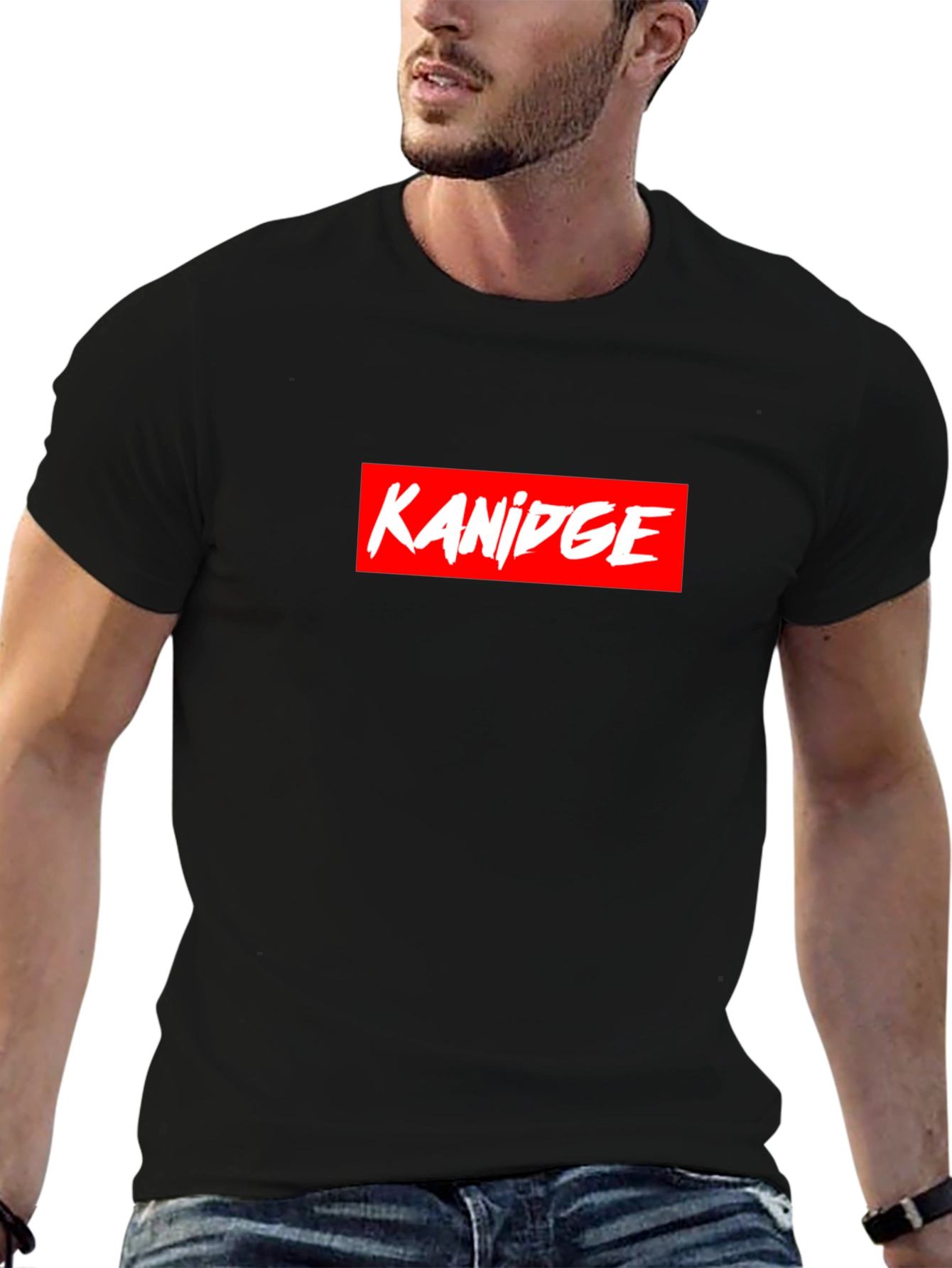 KANIDGE Black T-Shirt: Bold Streetwear