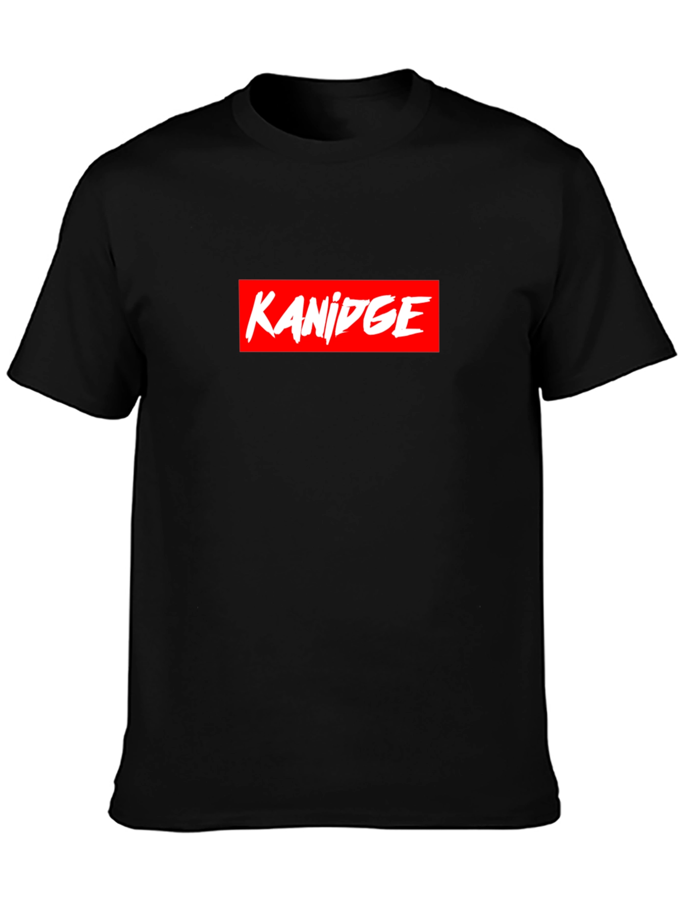 KANIDGE Black T-Shirt: Bold Streetwear