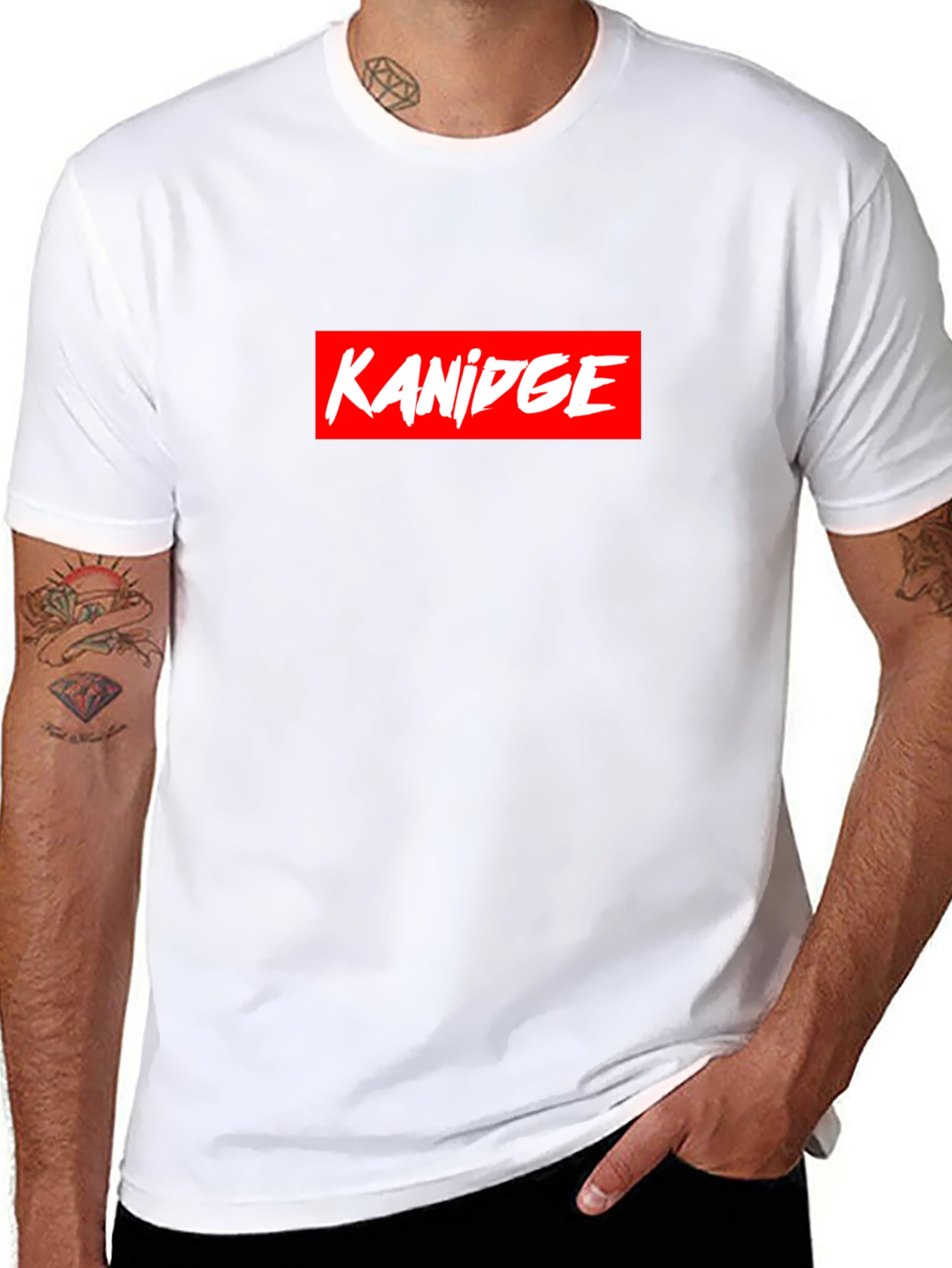 KANIDGE Black T-Shirt: Bold Streetwear