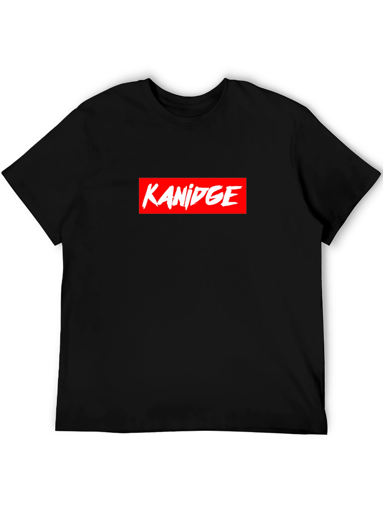 KANIDGE Black T-Shirt: Bold Streetwear