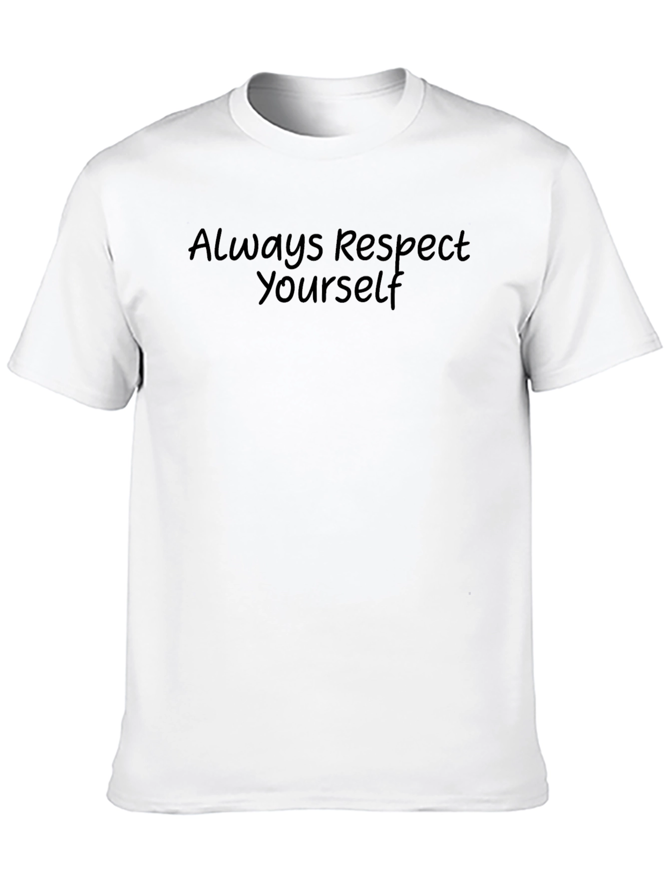 Always Respect Yourself Black Tee