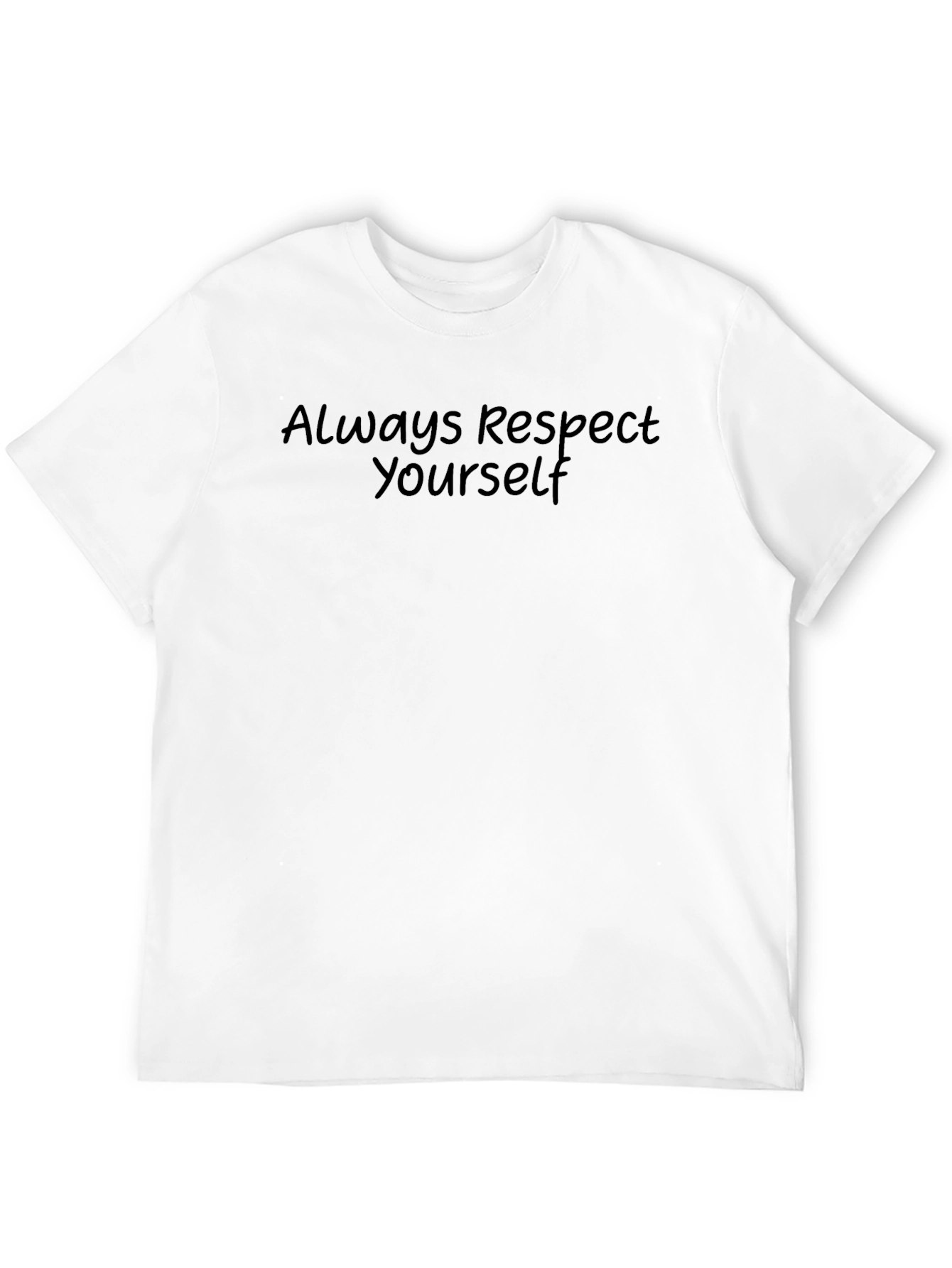 Always Respect Yourself Black Tee