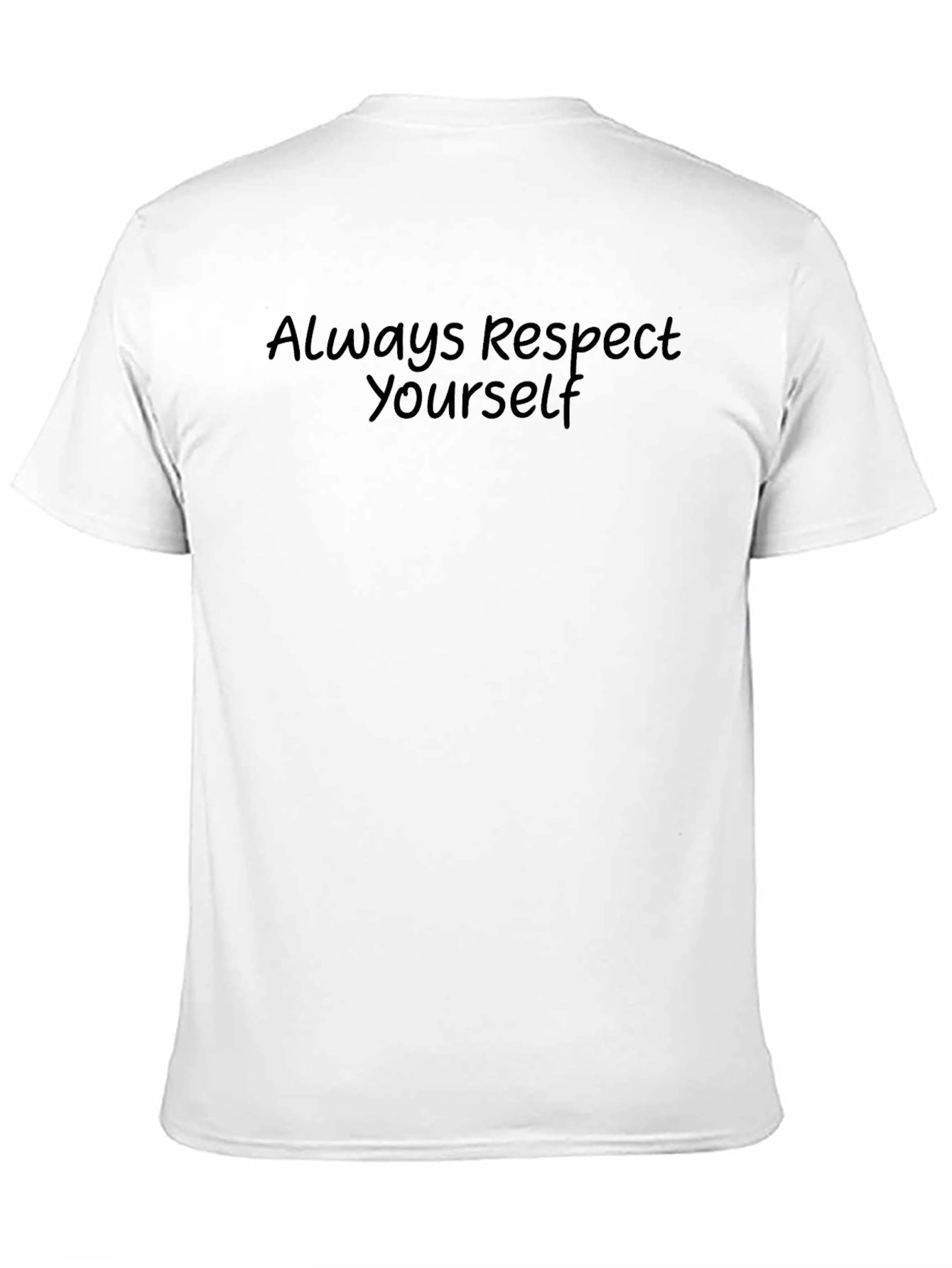 Always Respect Yourself Black Tee