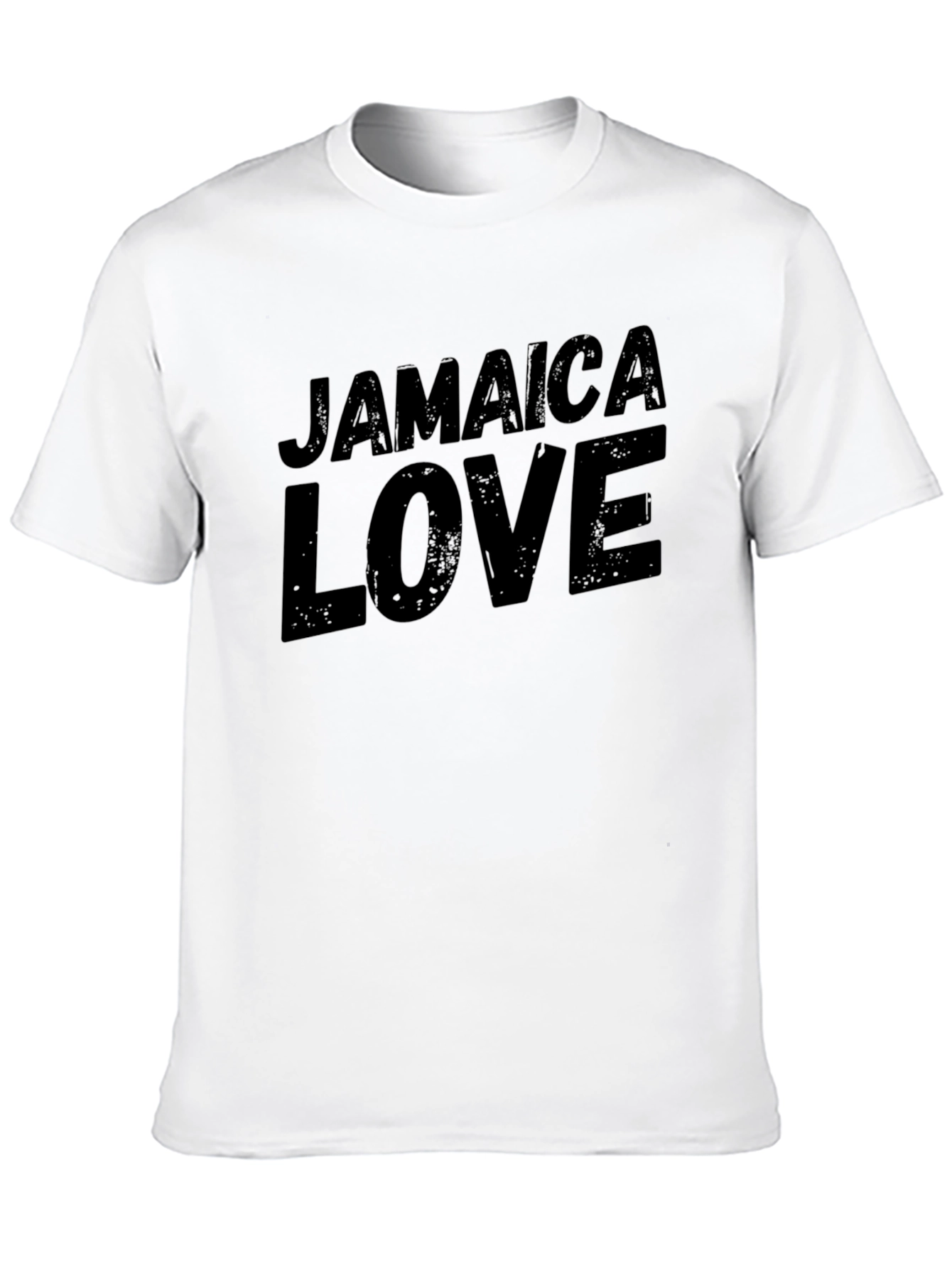 Jamaica Love Graphic T-Shirt - Mens Black Tee
