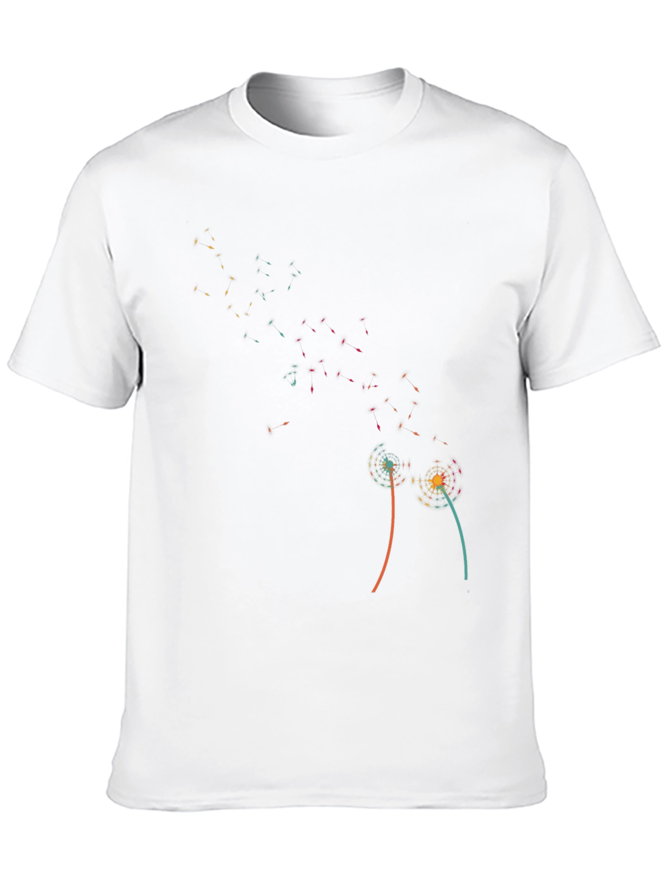Dandelion Wishes Graphic Black Tee
